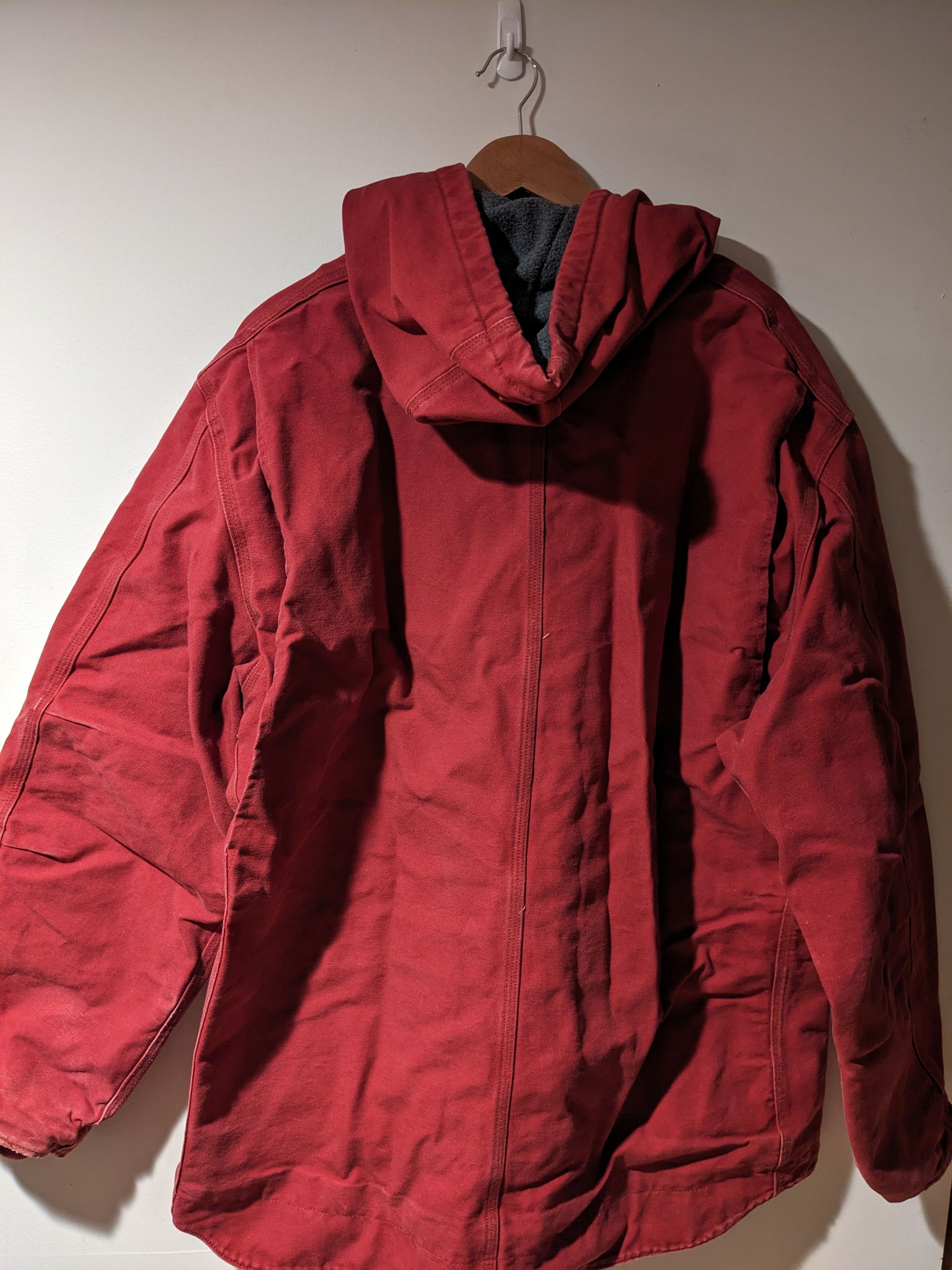 Carhartt × Vintage Vintage Carhartt C68 DKR X-Large Fleece Lined Hooded Jacket Size US XL / EU 56 / 4 - 7 Thumbnail