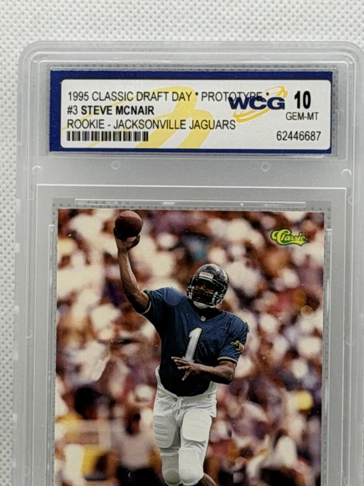 Marlboro Classics 1995 Classic Draft Day Prototype #3 Steve McNair Rookie Card Size ONE SIZE - 8 Thumbnail