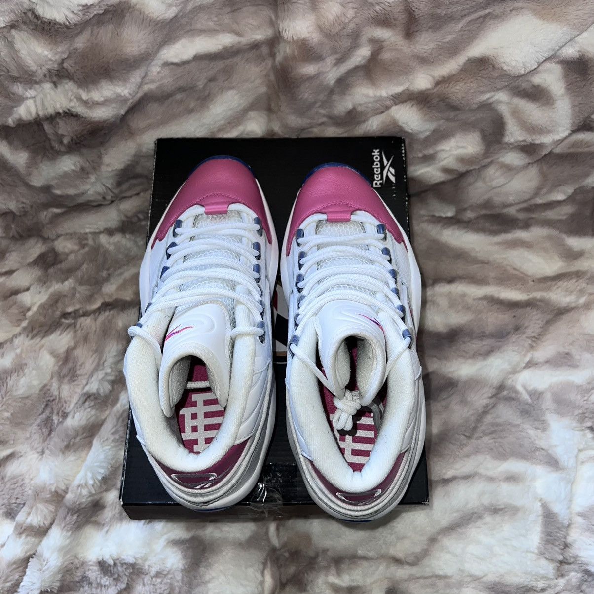 Eric Emanuel × Reebok REEBOK QUESTION MID ERIC EMANUEL PINK TOE Size US 9 / EU 42 - 8 Thumbnail