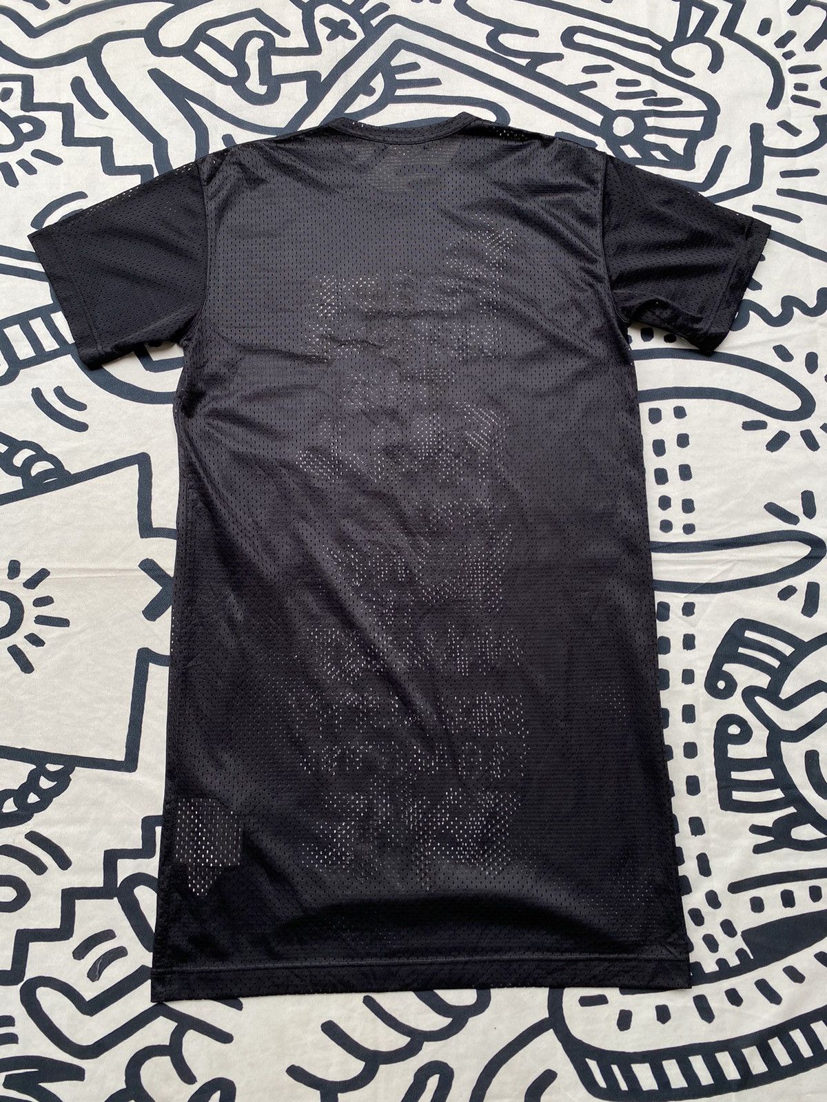 Comme des Garcons Homme Plus Ad2016 Comme des Garcons Homme Plus Mesh Slogan Shirt Size US S / EU 44-46 / 1 - 2 Thumbnail