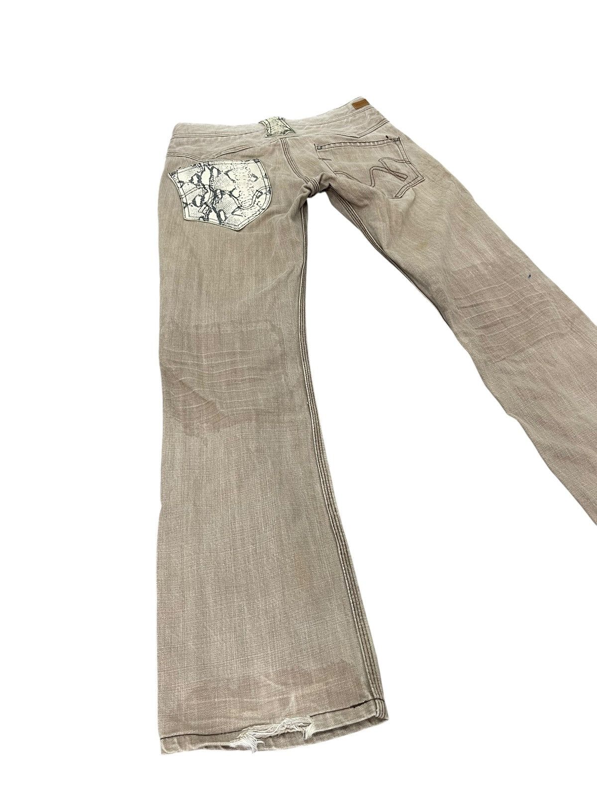 Japanese Brand Slim Jeans Nicole Club Python Gothic 1🟦8 Size US 29 - 1 Thumbnail