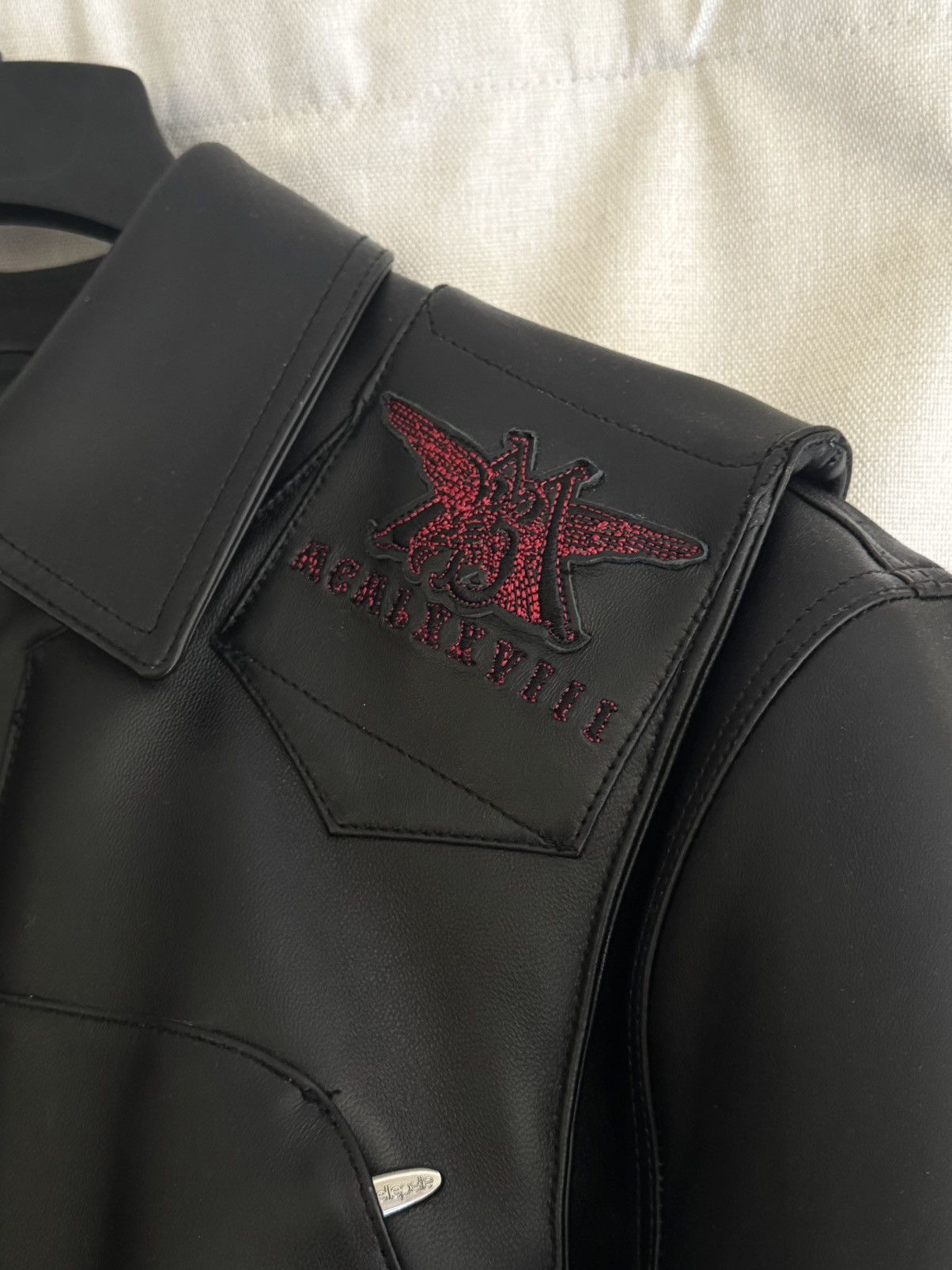 Pelle Pelle Pelle Pelle Opium Label Playboi Carti Immortal LeatherJacket Size US L / EU 52-54 / 3 - 6 Thumbnail