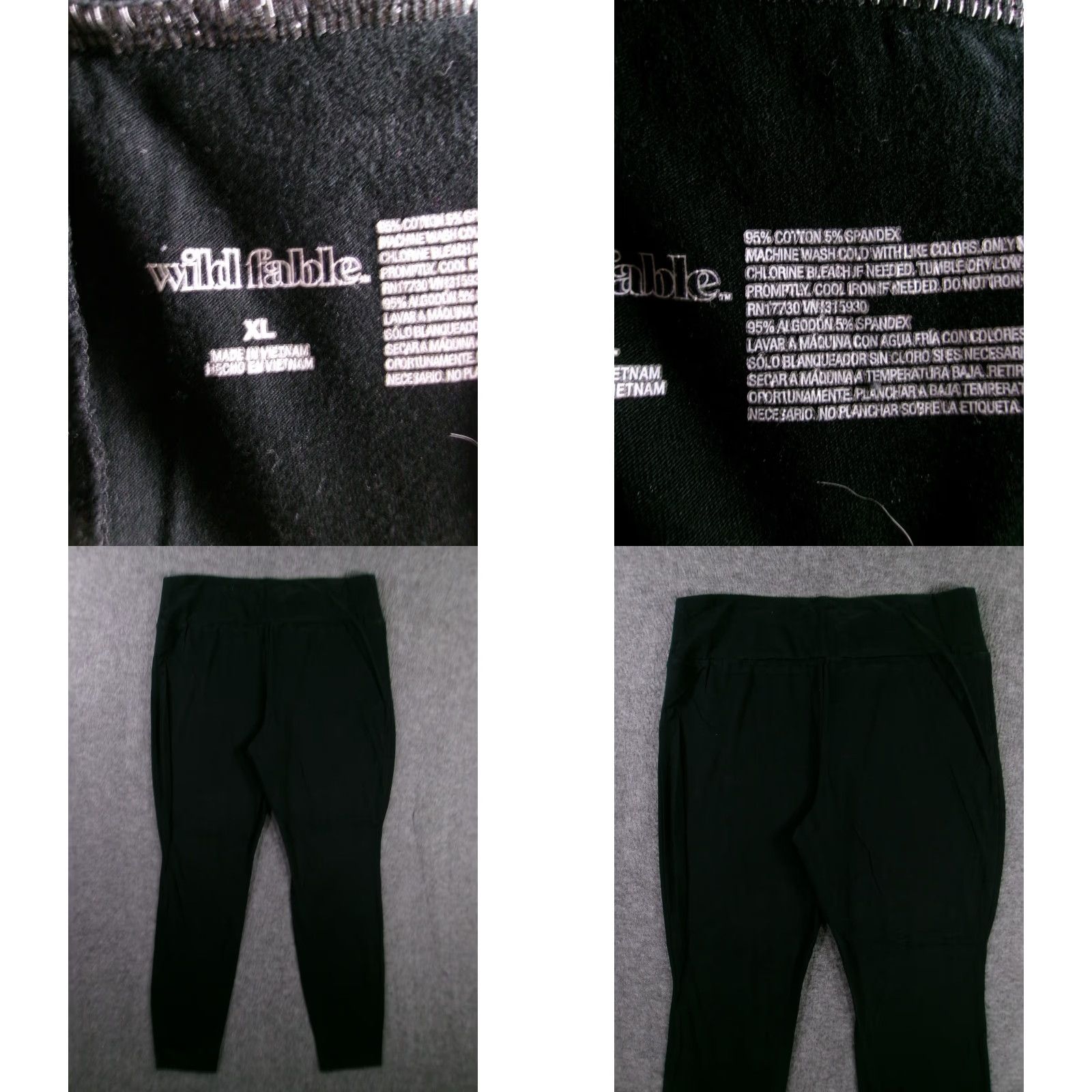 Vintage Wild Fable Pants Women XL Black Casual Everyday Versatile Capsule Size 40" / US 18 - 8 Thumbnail