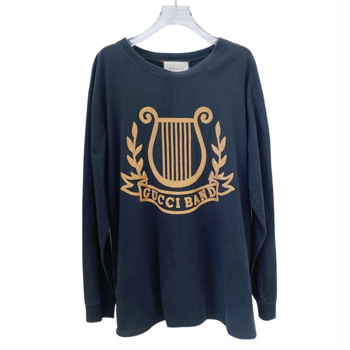 Gucci Gucci Blue Embroidered Pattern Long Sleeve Sweatshirt K26WX Size US S / EU 44-46 / 1 - 1 Thumbnail