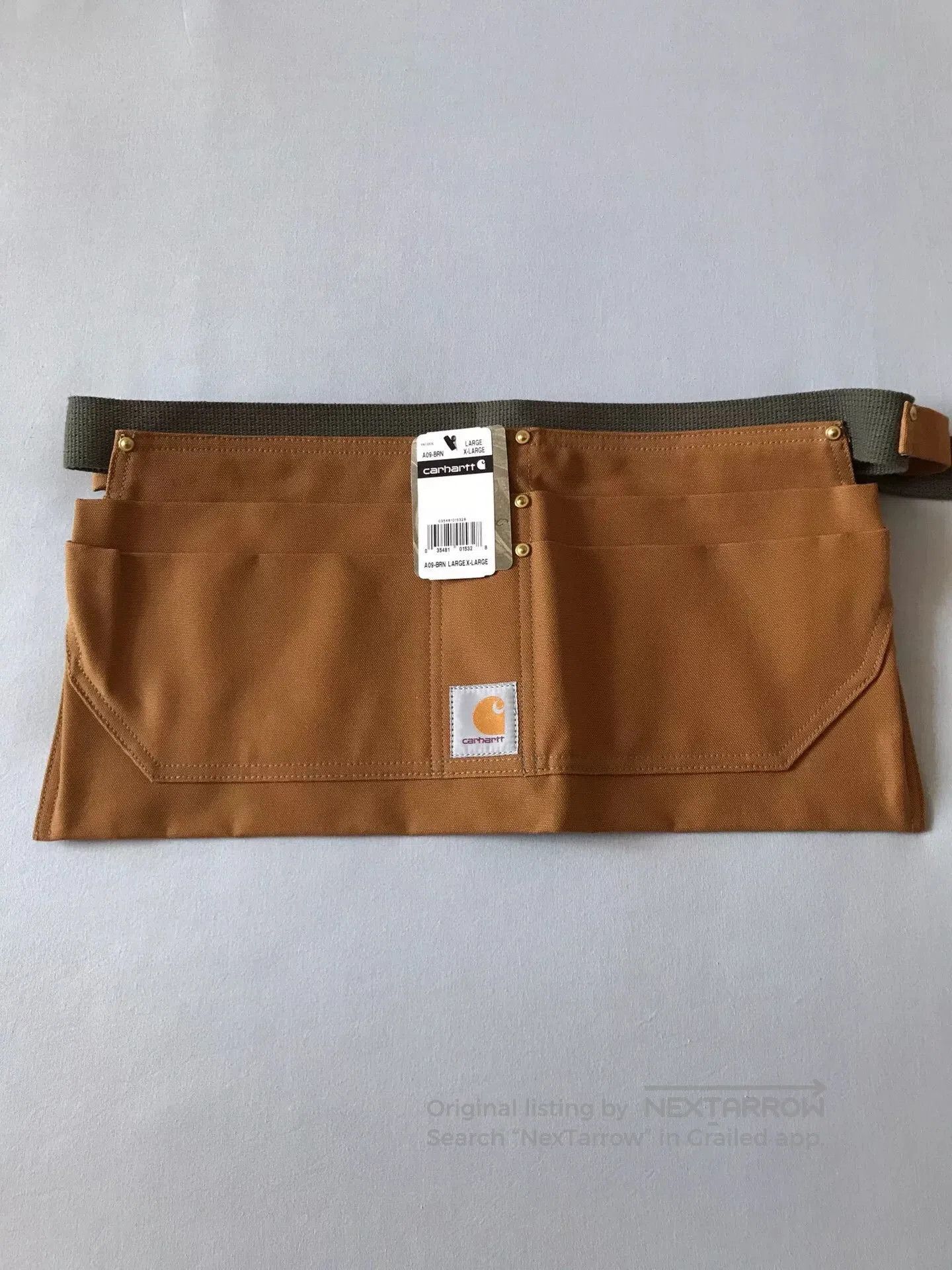 Carhartt Carhartt A09 BRN Apron Tool Bag. Size ONE SIZE - 1 Thumbnail