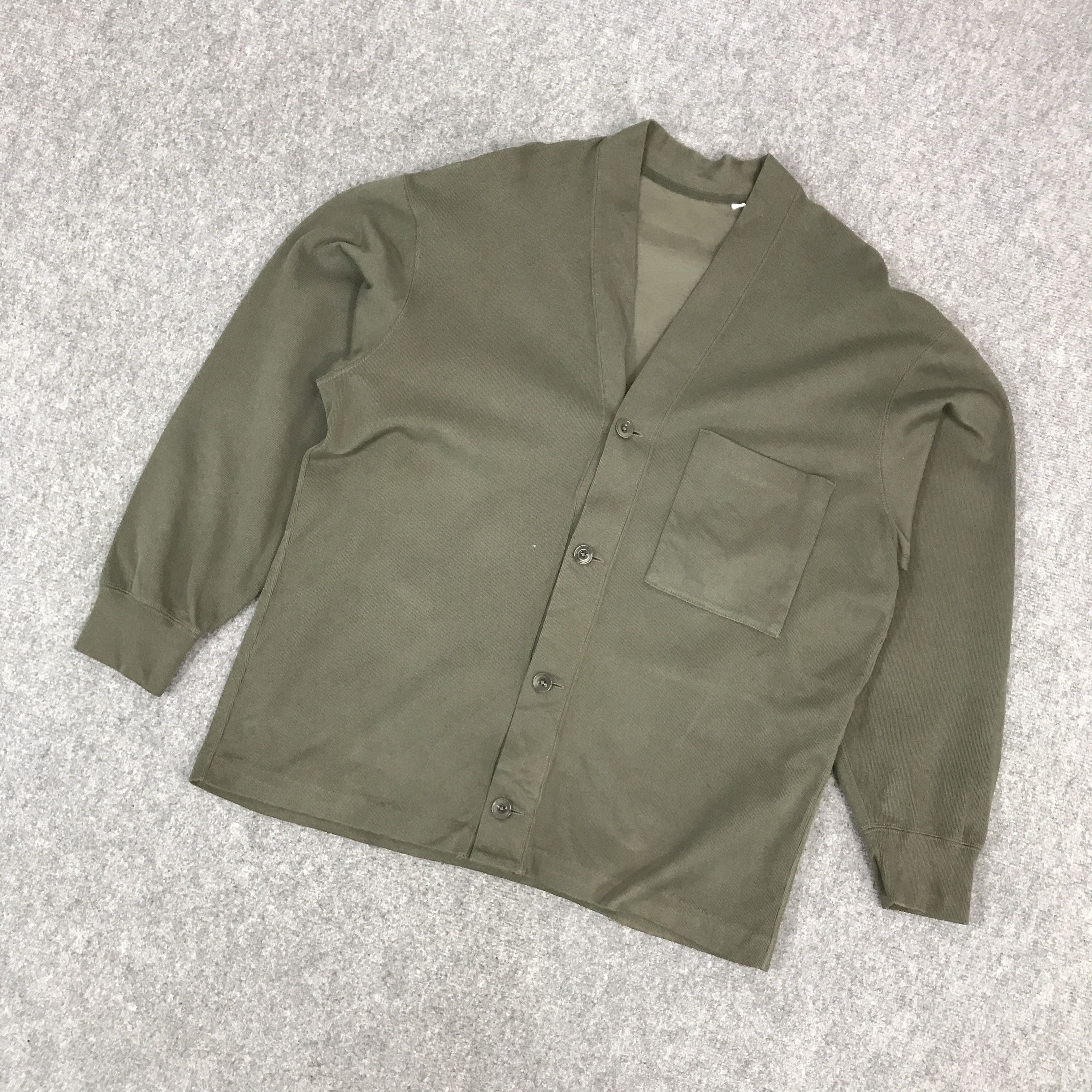 Christophe Lemaire × Japanese Brand × Uniqlo UNIQLO X LEMAIRE BUTTON CARDIGAN JACKET Size US XXL / EU 58 / 5 - 5 Thumbnail