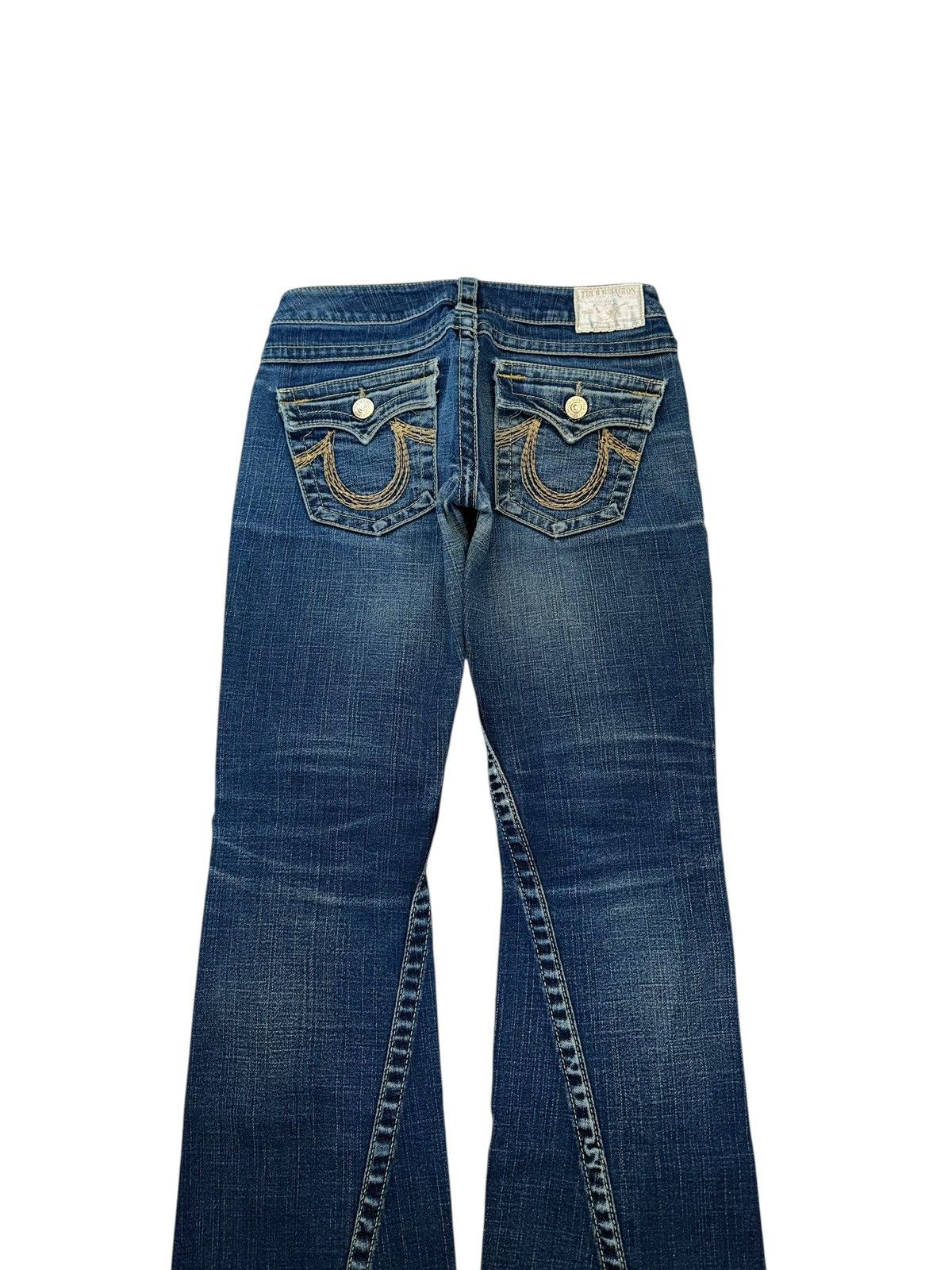 True Religion True Religion Rainbow Joey Washed Flared Bootcut Denim Jeans Size 27" / US 4 / IT 40 - 2 Thumbnail
