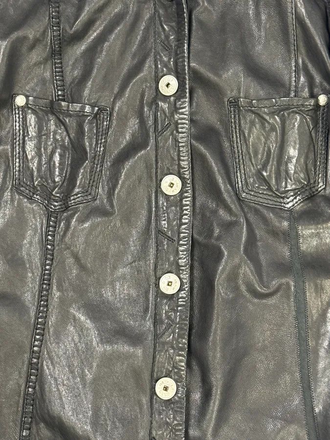 Marithe + Francois Girbaud Marithé + François Girbaud Black Avant-Garde Patches Leather Jacket Size M / US 6-8 / IT 42-44 - 9 Thumbnail