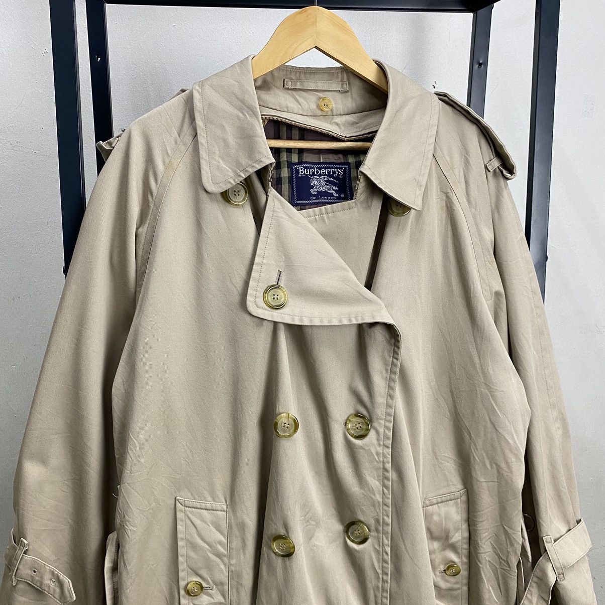 Burberry × Vintage Vintage Burberrys Prorsum Of London Trench Coat Jacket Size US L / EU 52-54 / 3 - 4 Thumbnail