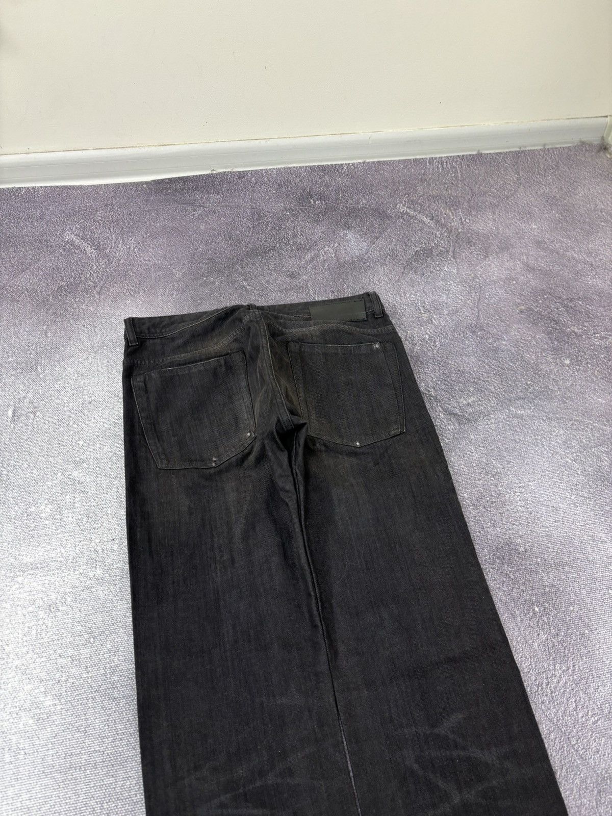 Diesel Black Gold Diesel Black Gold NWT Excess Black Straight Denim Jeans Size US 28 / EU 44 - 15 Thumbnail