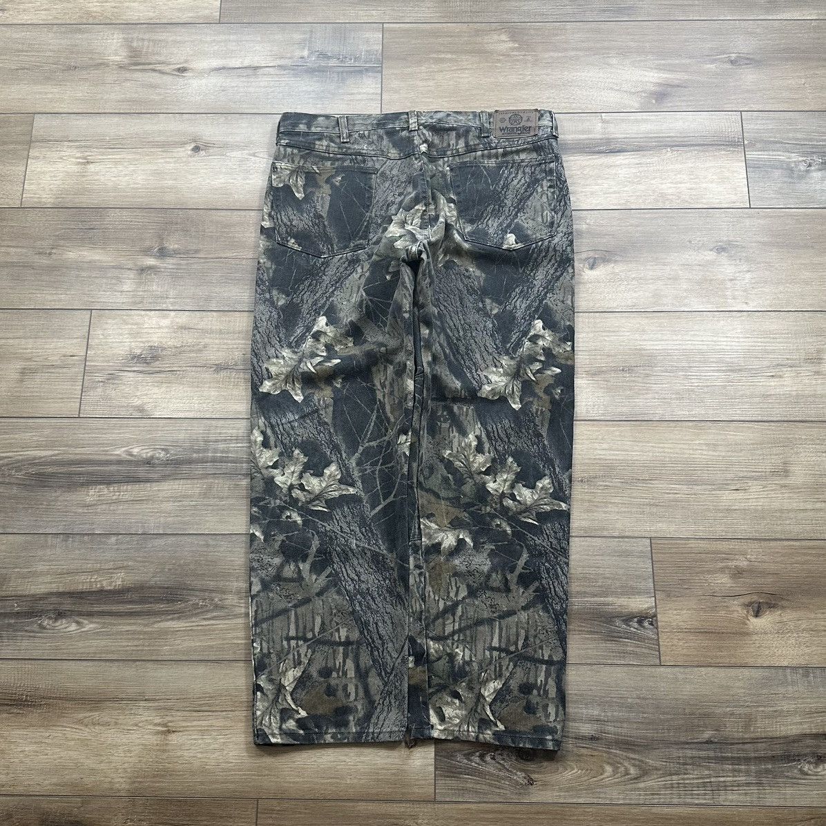 Wrangler Vintage 2000s Wrangler Wide Leg Camo Double Knee Pants Size US 38 / EU 54 - 5 Thumbnail