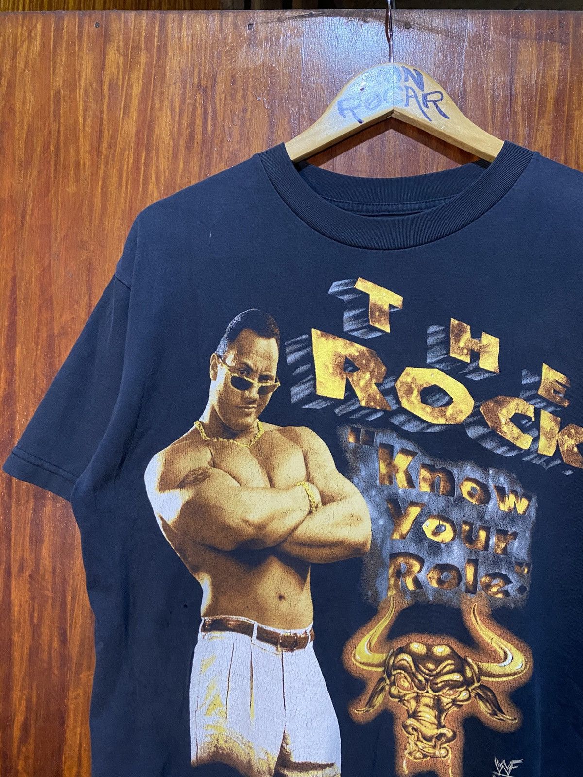 Vintage Vintage THE ROCK “Know Your Role” tee Size US M / EU 48-50 / 2 - 4 Thumbnail