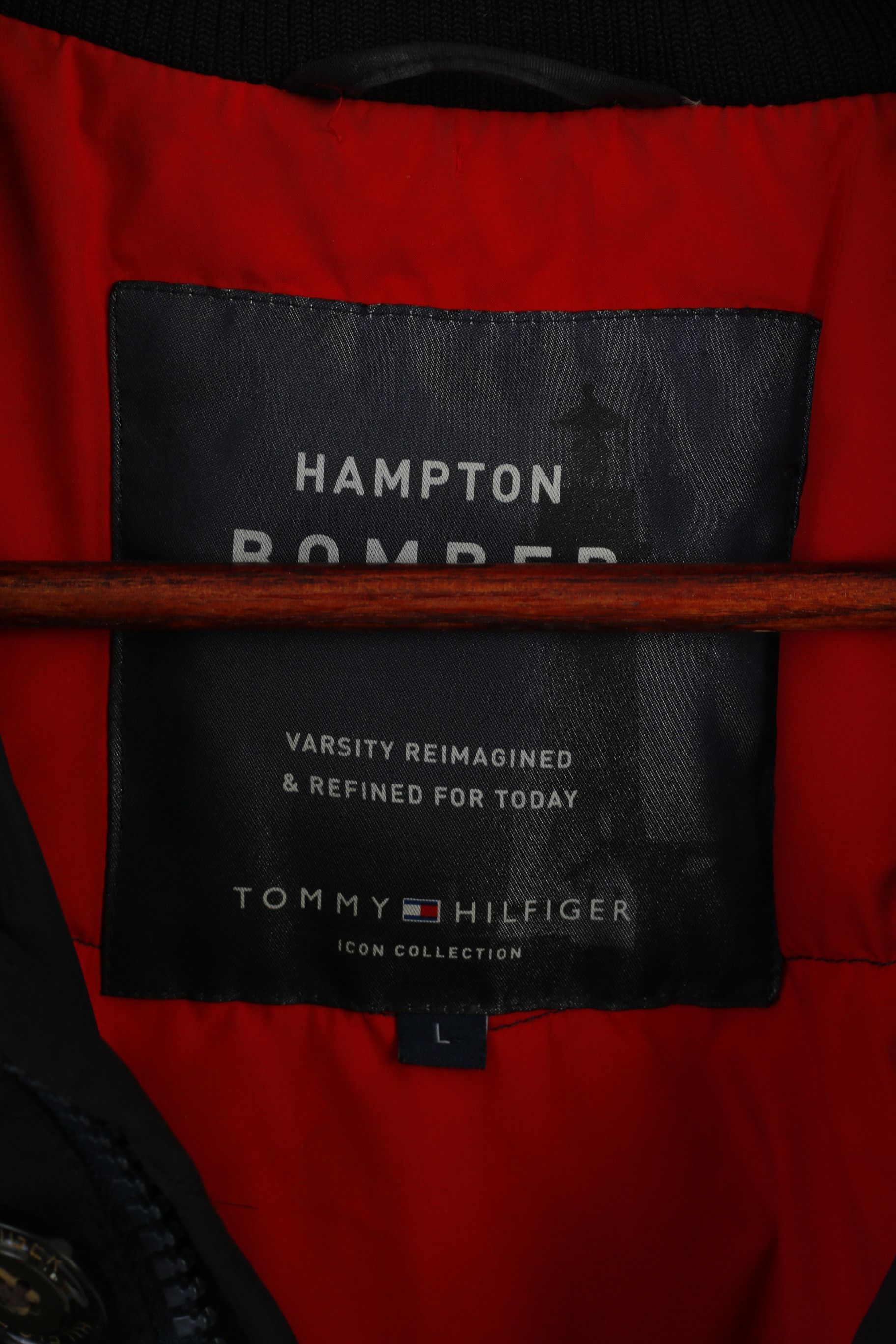 Tommy Hilfiger Tommy Hilfiger Men L Jacket Black Hampton 0149 Size US L / EU 52-54 / 3 - 4 Thumbnail