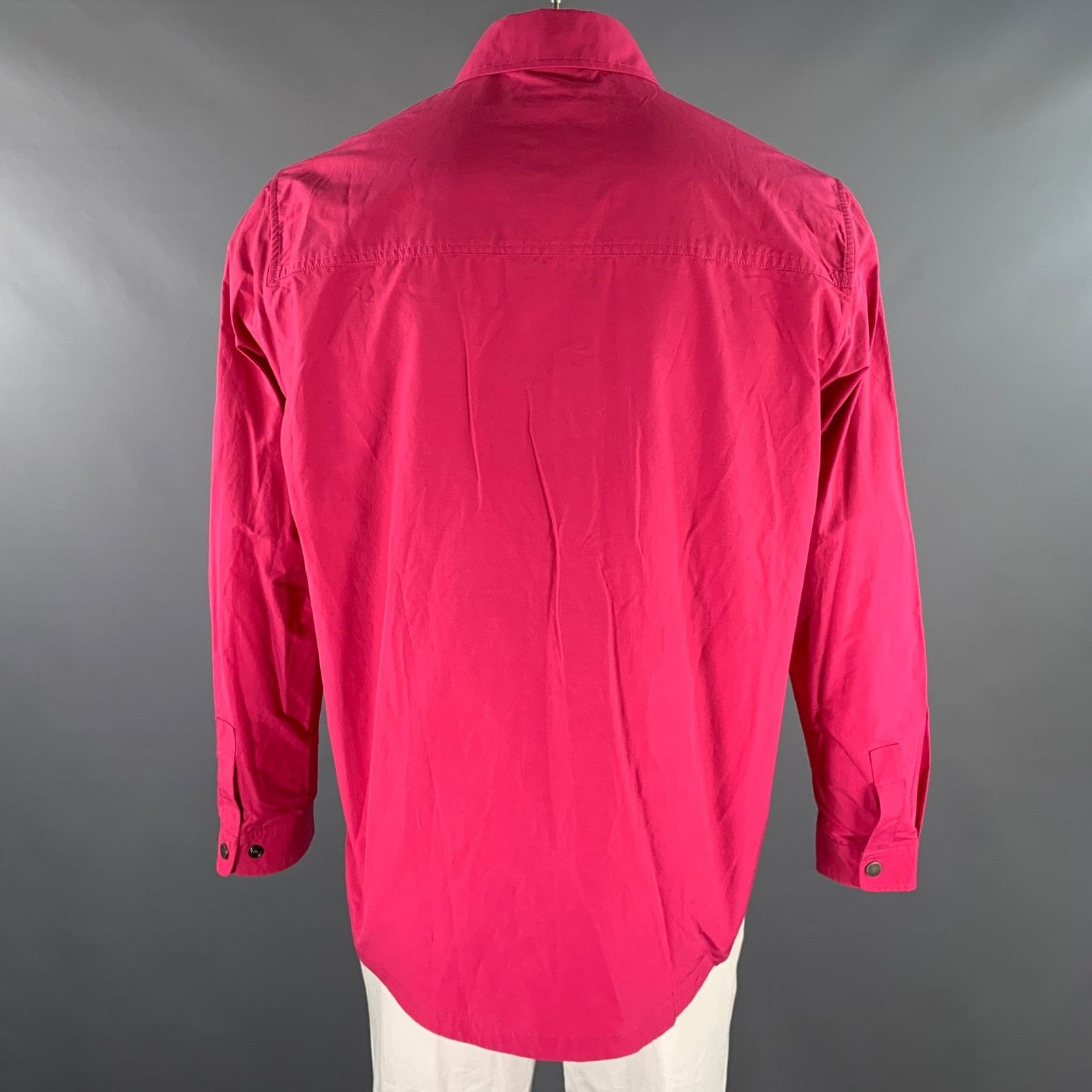 Baracuta BARACUTA Size 42 Pink Fuchsia Polyester Cotton Shirt Jacket Size US L / EU 52-54 / 3 - 4 Thumbnail