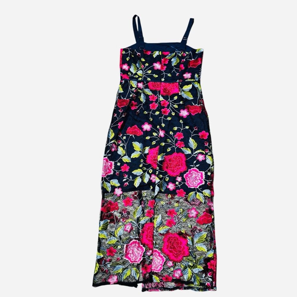 Sam Edelman NWT New $158 Sam Edelman Peony Embroidered Midi Dress Size Size XS / US 0-2 / IT 36-38 - 3 Thumbnail