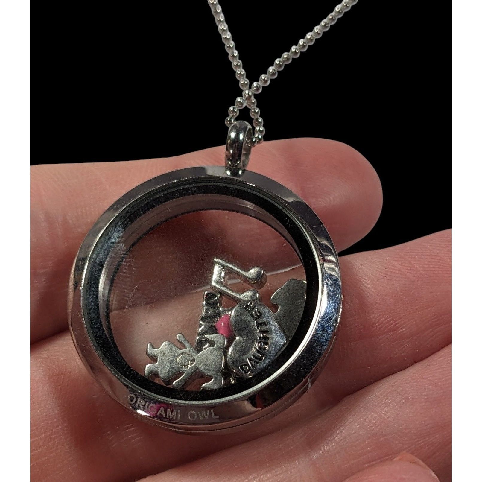Other Origami Owl Daughter Dance Floating Locket Charm Necklace Size ONE SIZE - 6 Thumbnail