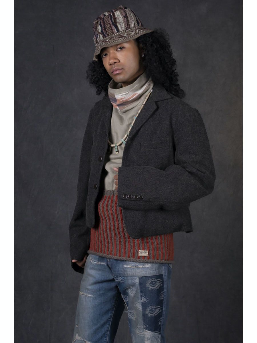 Kapital [3] Twill Aged Wool Baba Sawyer Jacket in Charcoal Size US L / EU 52-54 / 3 - 16 Thumbnail