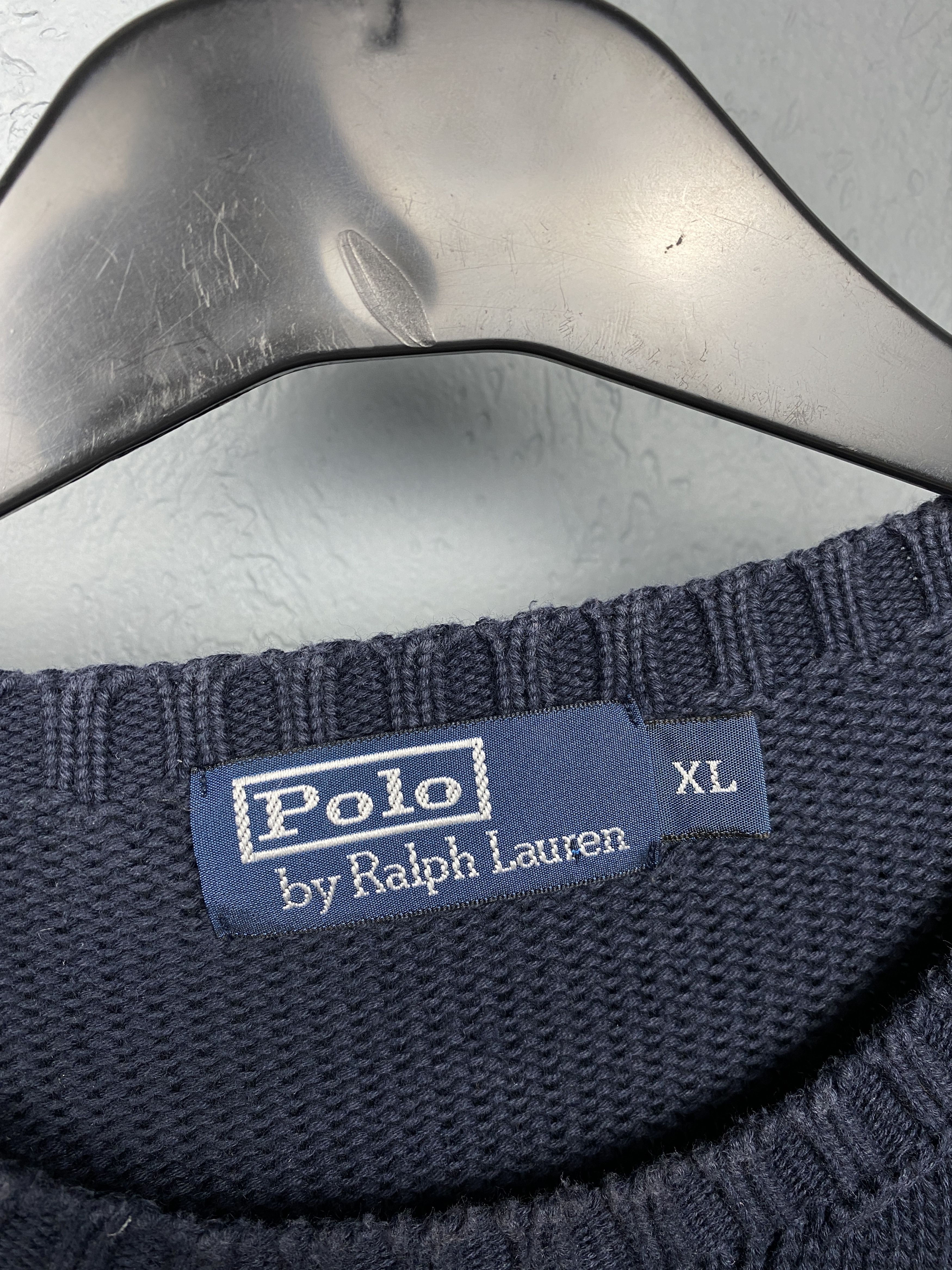 Polo Ralph Lauren Polo Ralph Lauren Vintage Crew Neck Mens Knit Sweater Size US XL / EU 56 / 4 - 4 Thumbnail