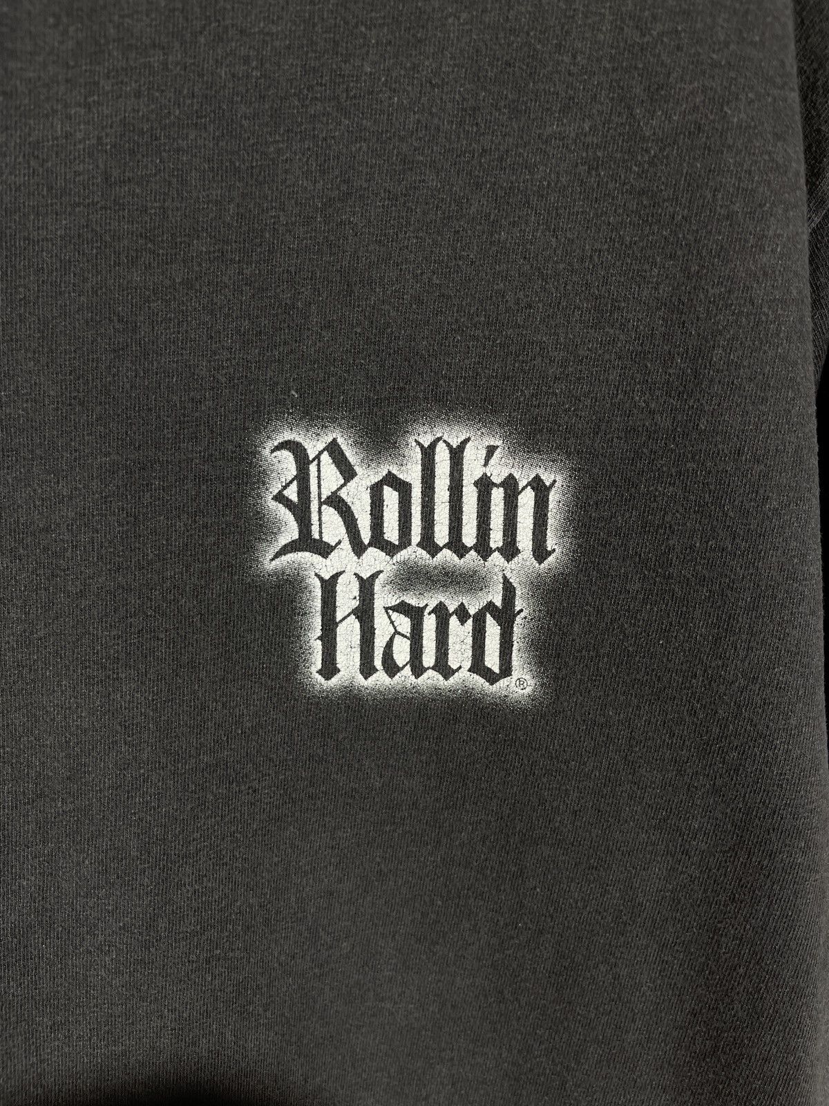 Band Tees × Vintage Tultex vintage 90s Rollin Hard One wish left band tee shirt Size US L / EU 52-54 / 3 - 5 Thumbnail