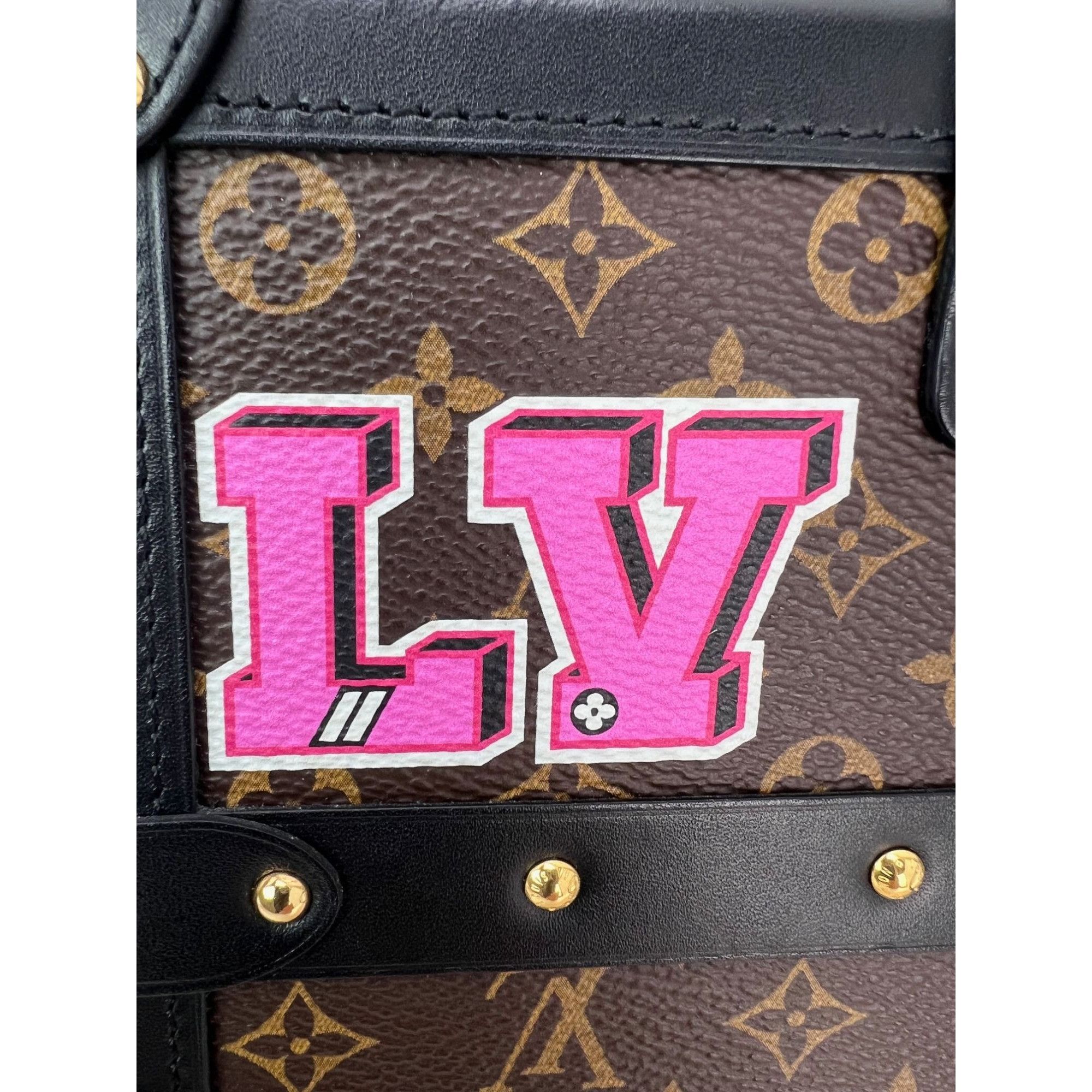 Louis Vuitton Louis Vuitton Petite Malle Patches Monogram Crossbody Clutch Size ONE SIZE - 11 Thumbnail