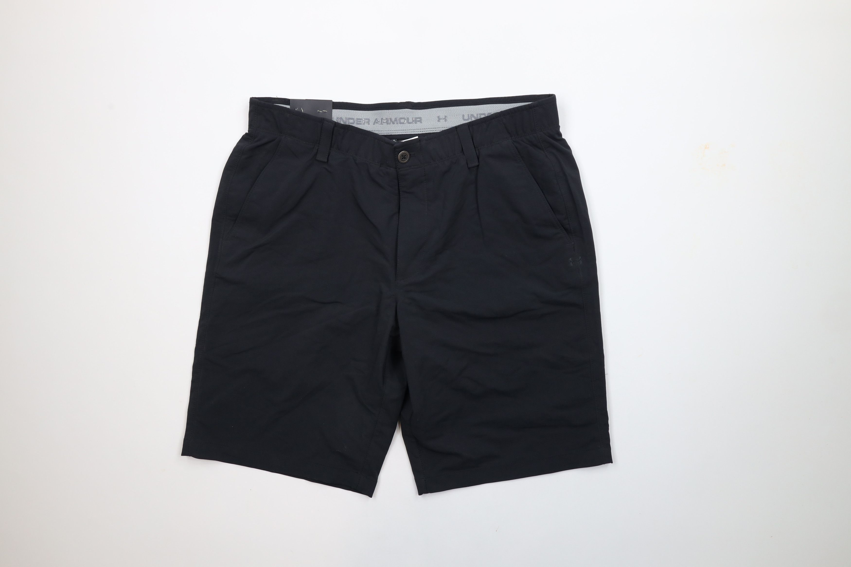 Under Armour × Vintage New Under Armour Front Tech Golfing Chino Shorts Black 11" Size US 36 / EU 52 - 1 Thumbnail
