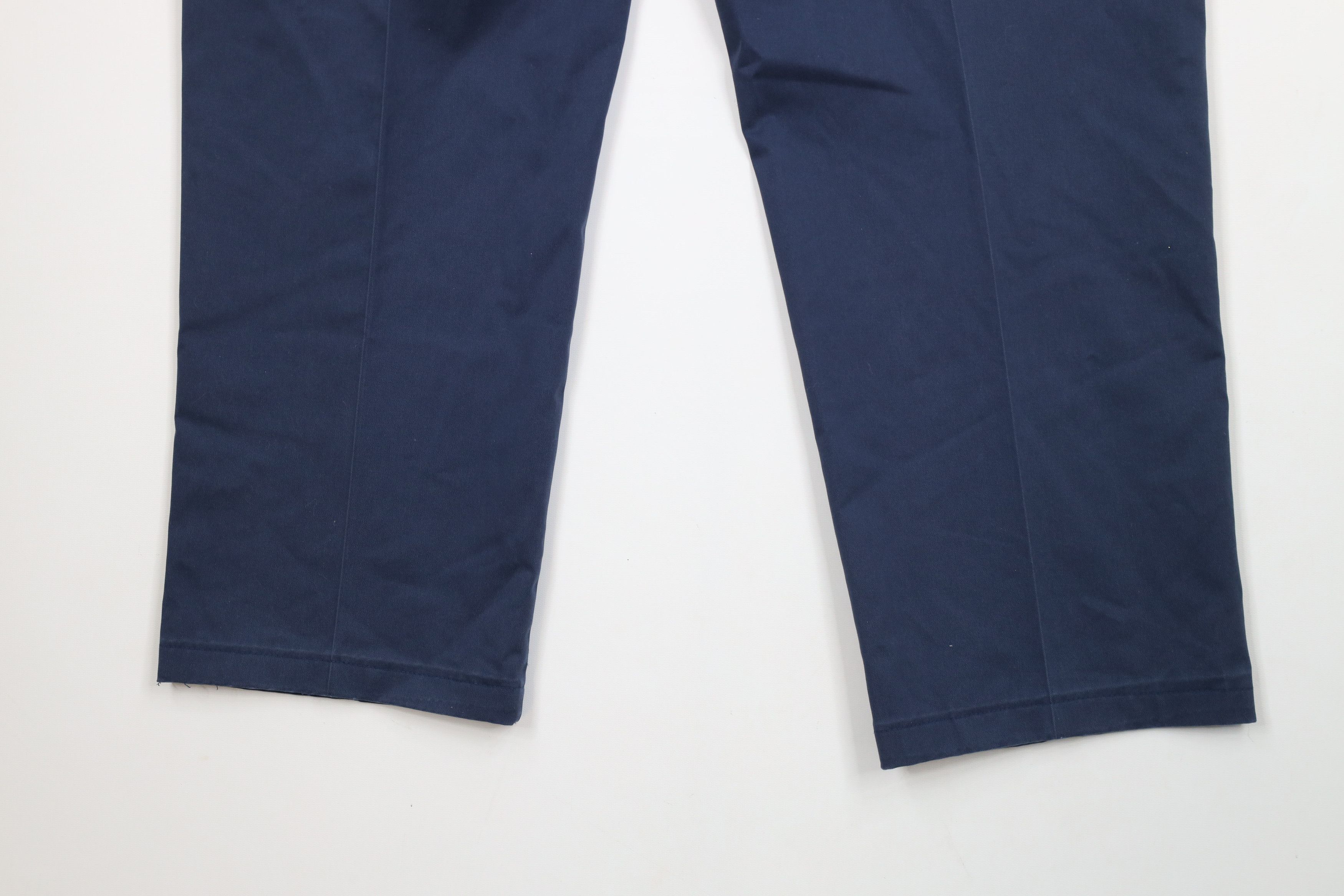Orvis × Vintage Vintage Orvis Wide Leg Chino Pants Trousers Blue Cotton Size US 40 / EU 56 - 12 Thumbnail