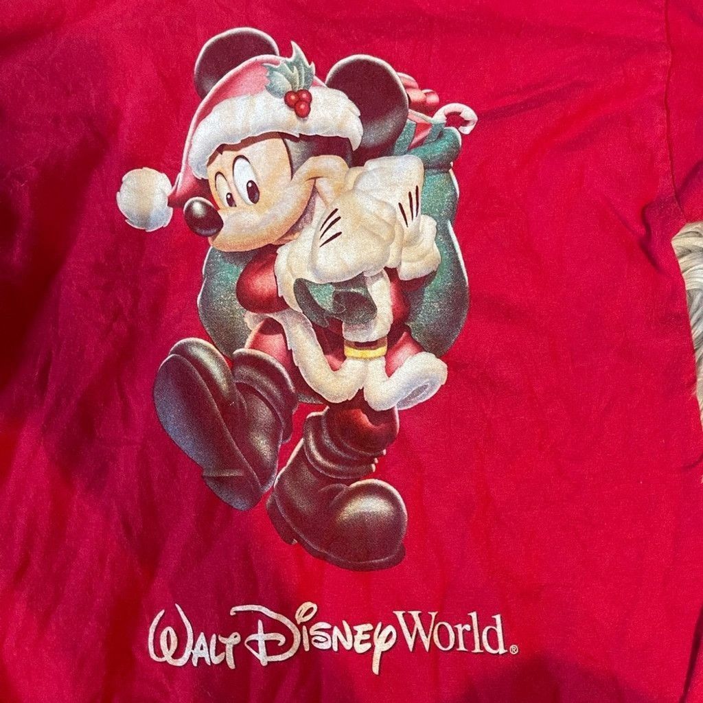 Hanes Vintage Red Disney World Long Sleeve Shirt Size US S / EU 44-46 / 1 - 3 Thumbnail