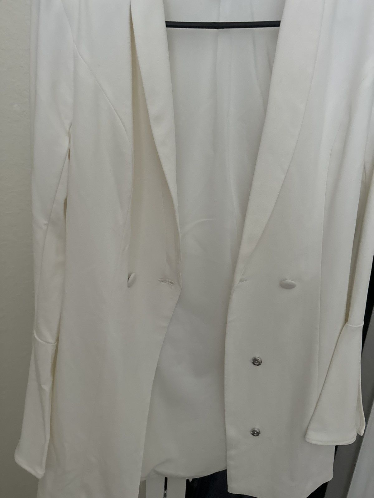 Other Flare arm white long blazer Size XS / US 0-2 / IT 36-38 - 1 Thumbnail