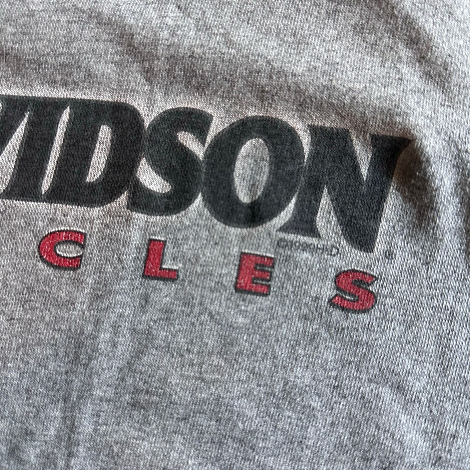 Harley Davidson 1999 spell out harley davidson motorcycles graphic tee shirt Size US L / EU 52-54 / 3 - 5 Thumbnail