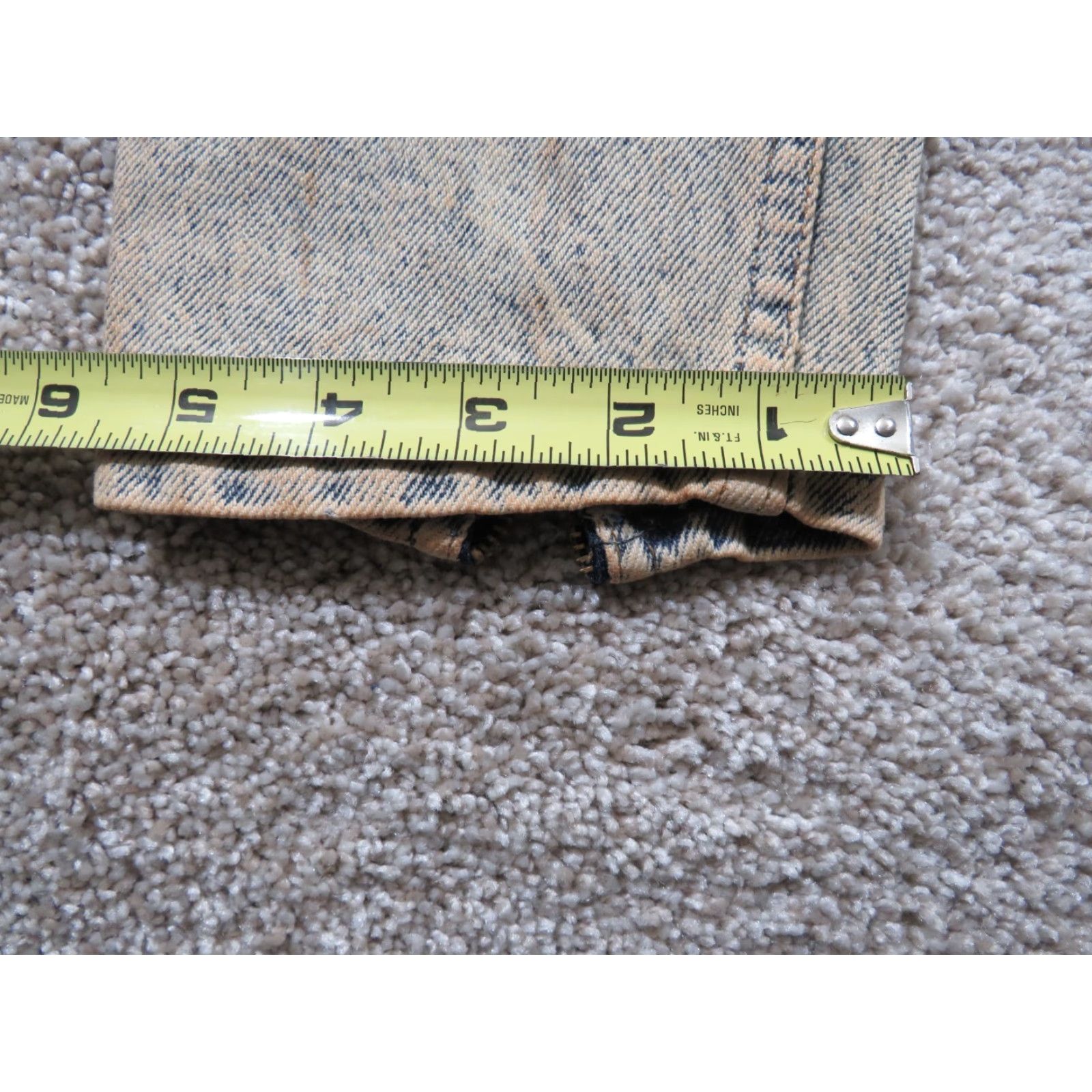 Jordache VTG Jordache Jeans Denim USA Ladies Misses 9 26X27 High Waist Acid wash Blue 1980s Disco Womens Size 26" / US 2 / IT 38 - 6 Thumbnail