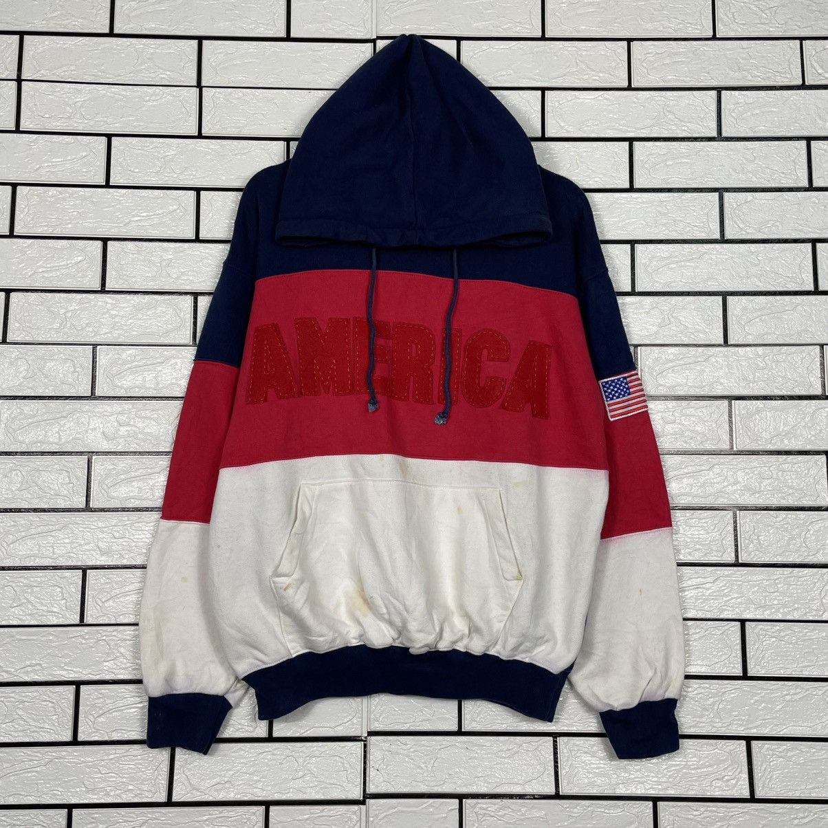 Japanese Brand Vlon Homme America Hoodie Size US M / EU 48-50 / 2 - 1 Thumbnail