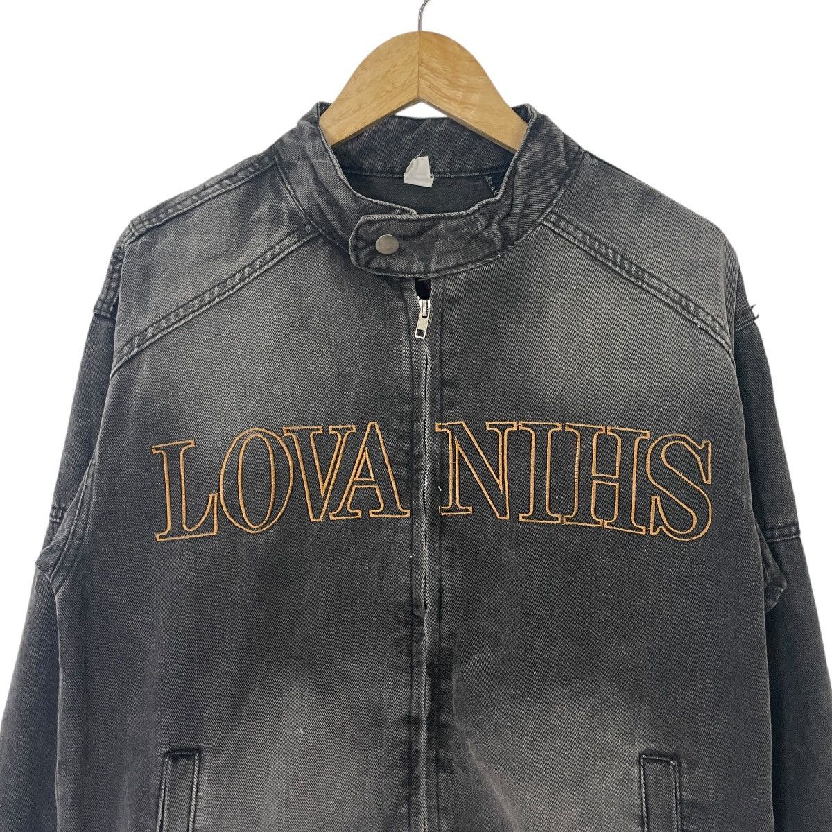 Japanese Brand Vintage Lova Nihs Embroidery Logo Denim Jacket Size US M / EU 48-50 / 2 - 2 Thumbnail