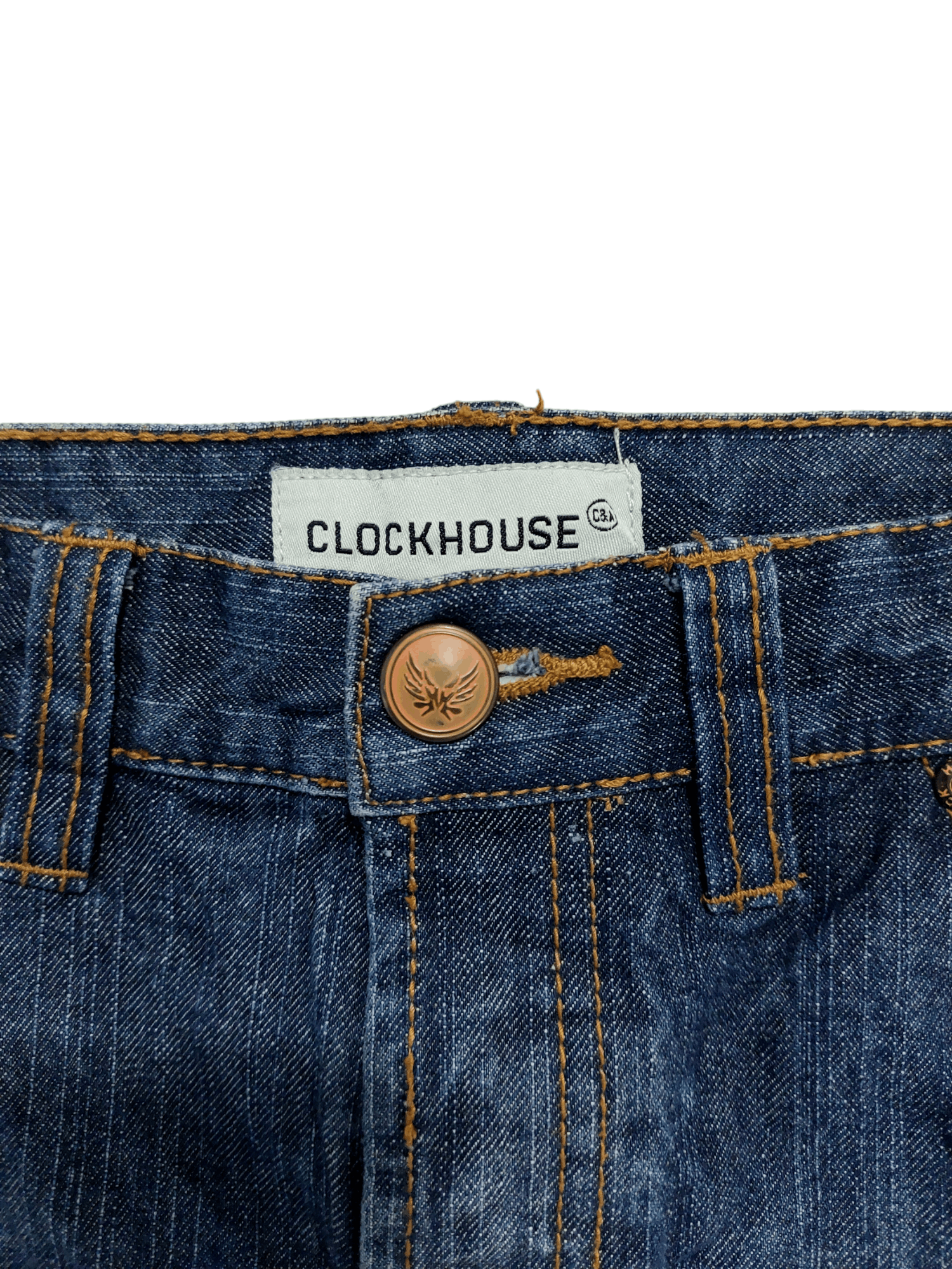 Vintage 💥Clockhouse Biker Denim Size US 32 / EU 48 - 7 Thumbnail