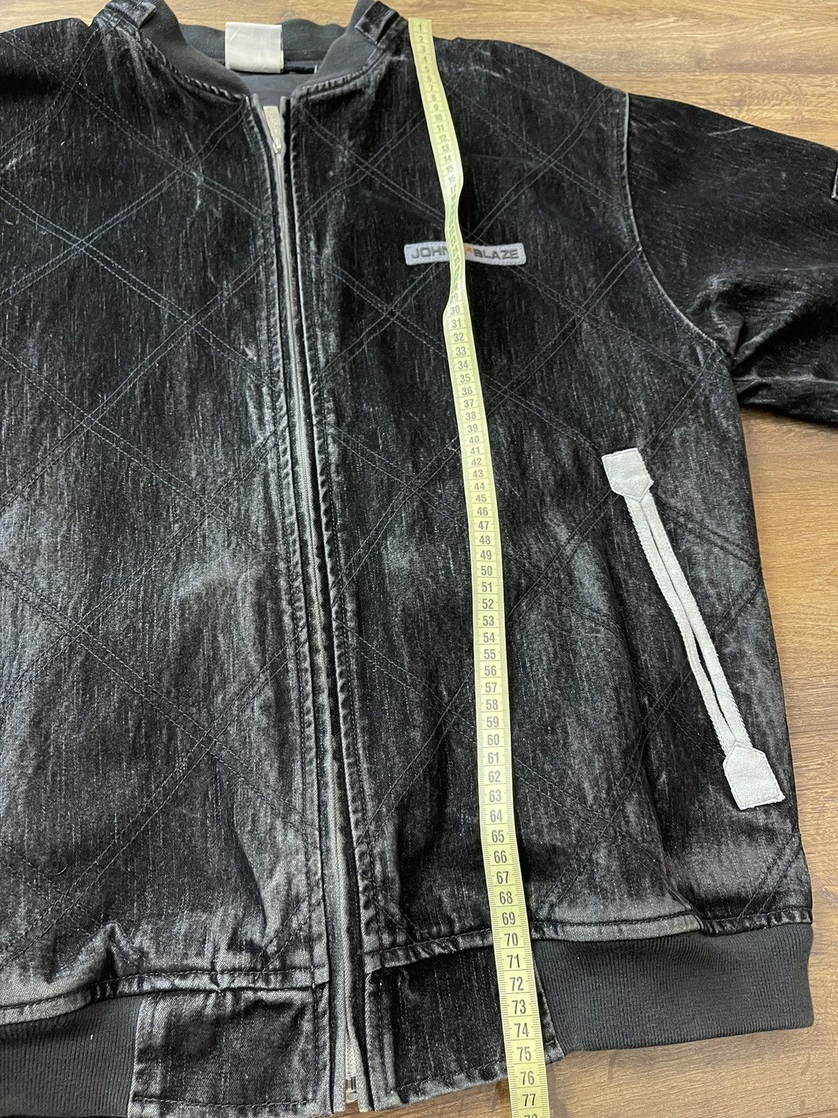 Pelle Pelle Johnny Blaze Denim Jacket Black Washed Vintage Faded Style Size US L / EU 52-54 / 3 - 12 Thumbnail