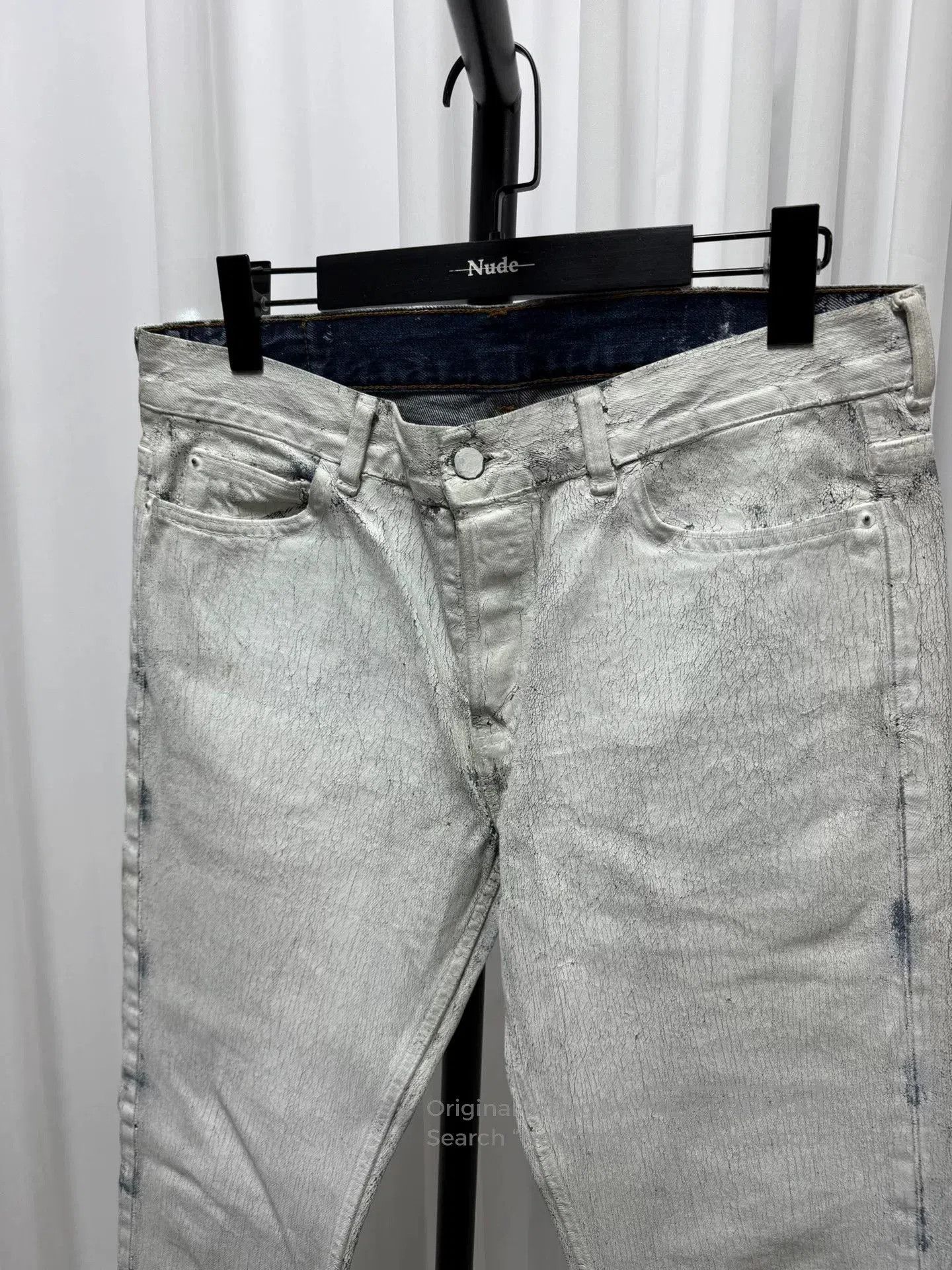 Maison Margiela maison margiela x HM painted denim pants. Size US 34 / EU 50 - 2 Thumbnail