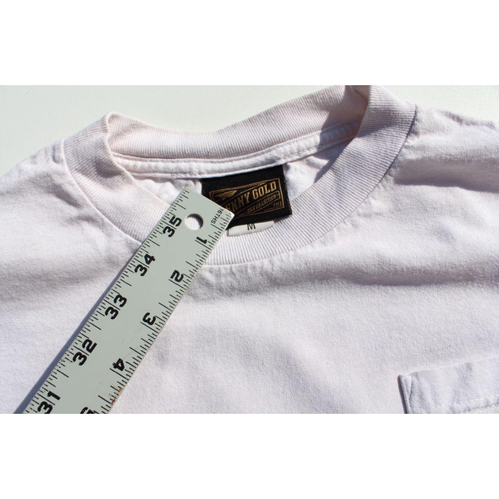 Vintage Benny Gold Pocket T Shirt Diving Club White M Unisex Adults Short Sleeve Shirts Pockets San Francisco Skateboarding Size US M / EU 48-50 / 2 - 3 Thumbnail