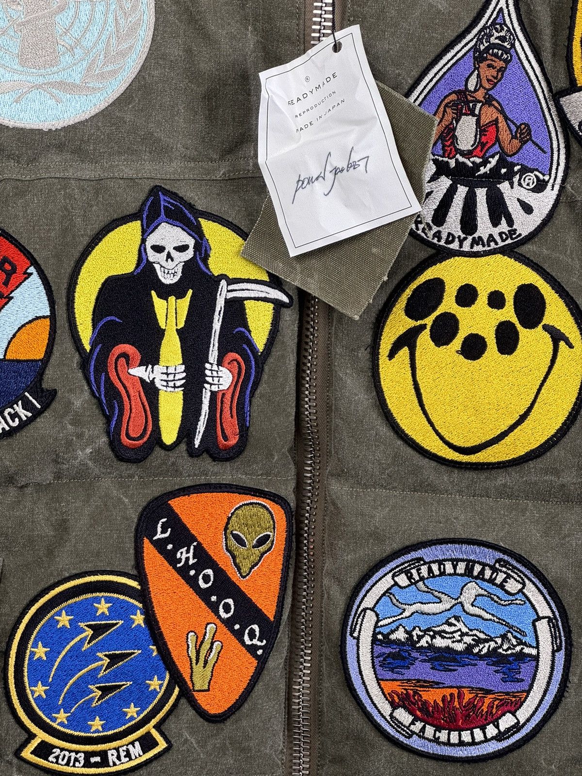 READYMADE Rare*Brand New Patches Work Down Jacket READYMADE Size US S / EU 44-46 / 1 - 10 Thumbnail