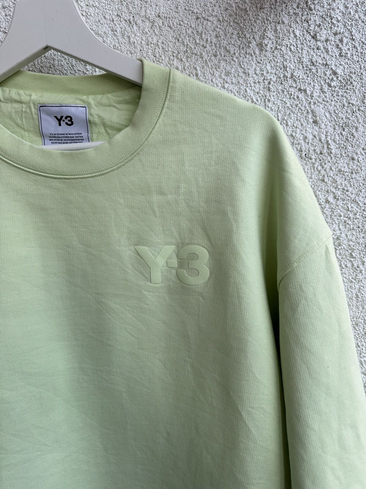 Y-3 mint chest logo sweatshirt Size US L / EU 52-54 / 3 - 4 Thumbnail