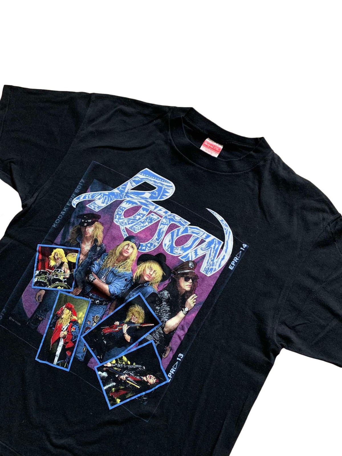 Band Tees × Springfield × Vintage Vintage 1988 Poison Open Up And Say Ahhhh Tour T-Shirt Tee Size US L / EU 52-54 / 3 - 2 Thumbnail
