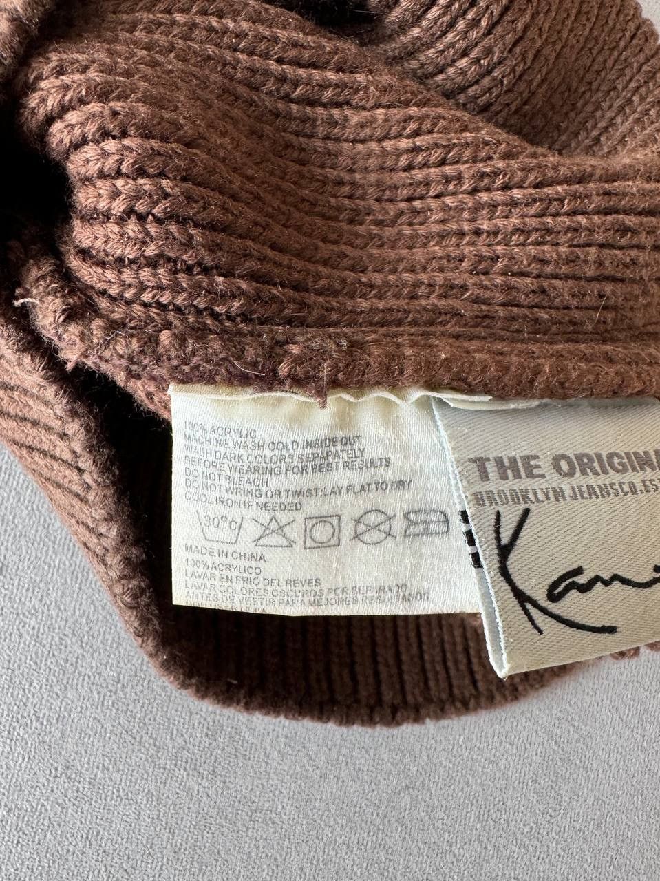 JNCO × Karl Kani × Vintage Vintage 90’s Karl Kani Jeans Hip-Hop Style Beanie Hat Size ONE SIZE - 5 Thumbnail