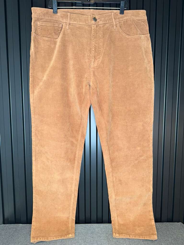 J.McLaughlin NWT J.McLaughlin Mens 38 Parker Corduroy Pants Acorn Brown Size US 38 / EU 54 - 1 Thumbnail