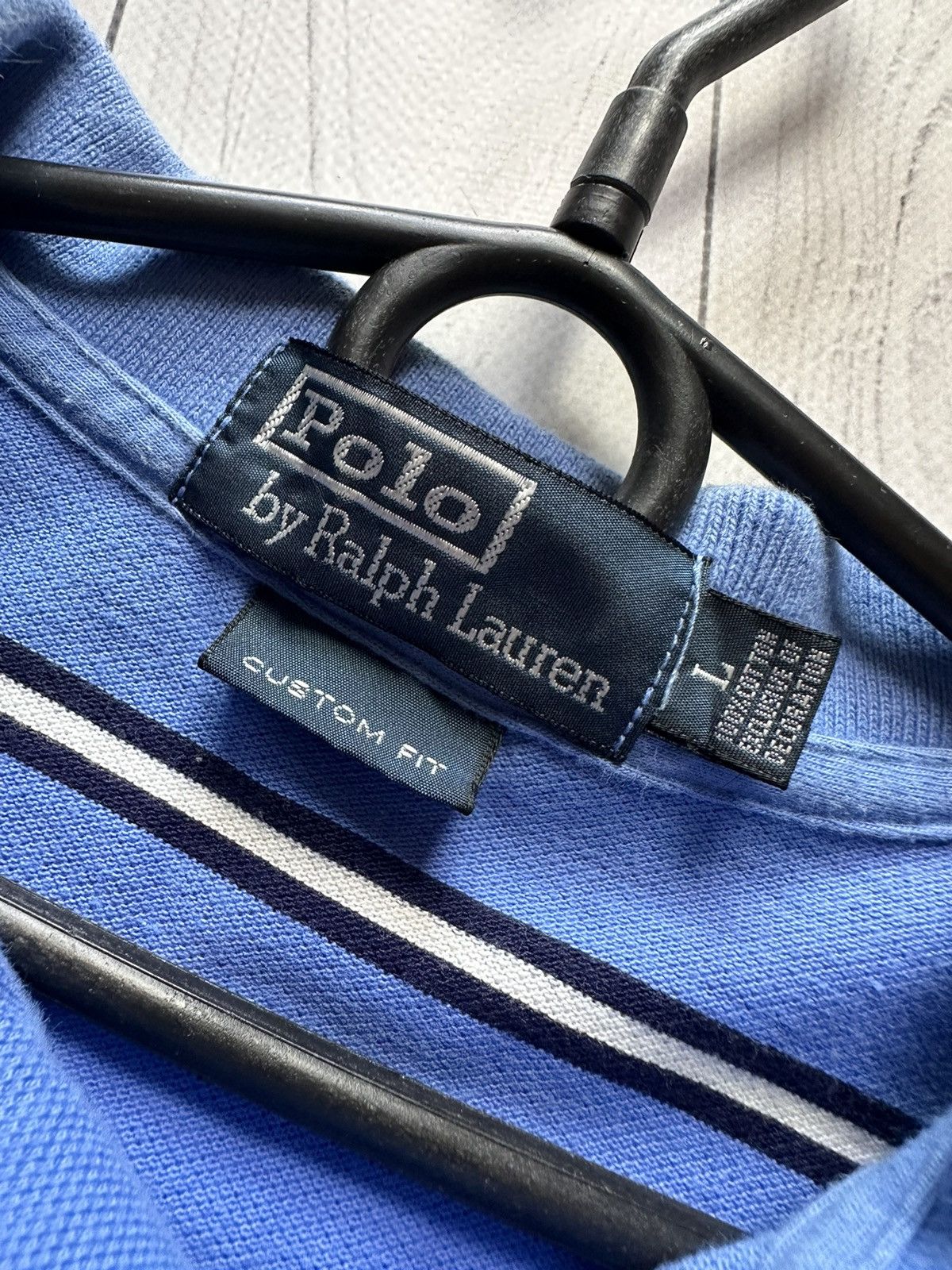Polo Ralph Lauren × Vintage Vintage polo Ralph Lauren blue striped size L Size US L / EU 52-54 / 3 - 6 Thumbnail