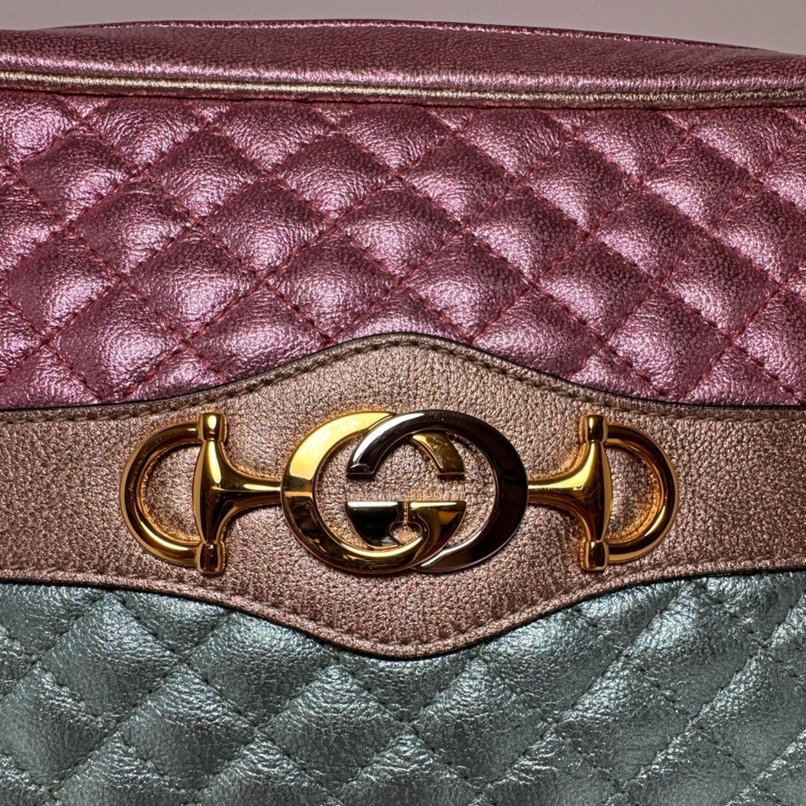 Gucci Gucci Trapuntata Bag Pink & Blue Limited Edition Crossbody Size ONE SIZE - 10 Thumbnail