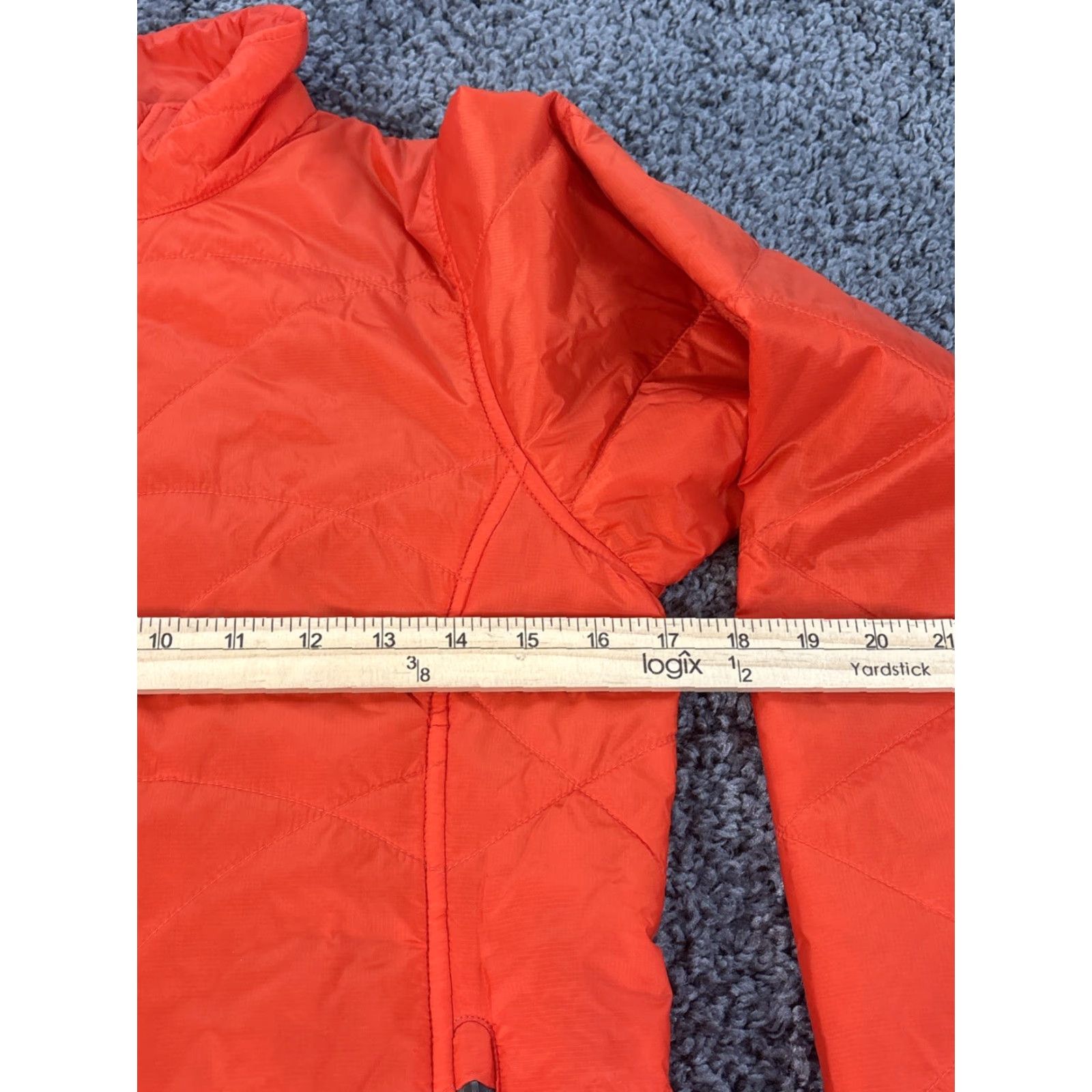 Vintage LL Bean Jacket Womens 2XS Orange PrimaLoft Packaway Hooded Size XXS / US 00 / IT 34 - 3 Thumbnail