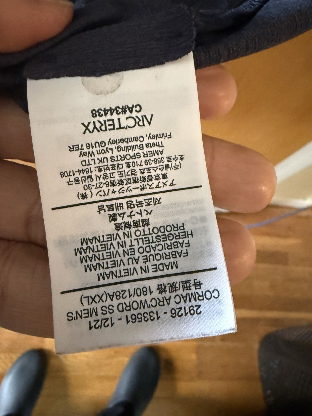 Arc'teryx Arc’teryx Cormac Arc'Word Shirt SS MENS Size US XXL / EU 58 / 5 - 8 Thumbnail