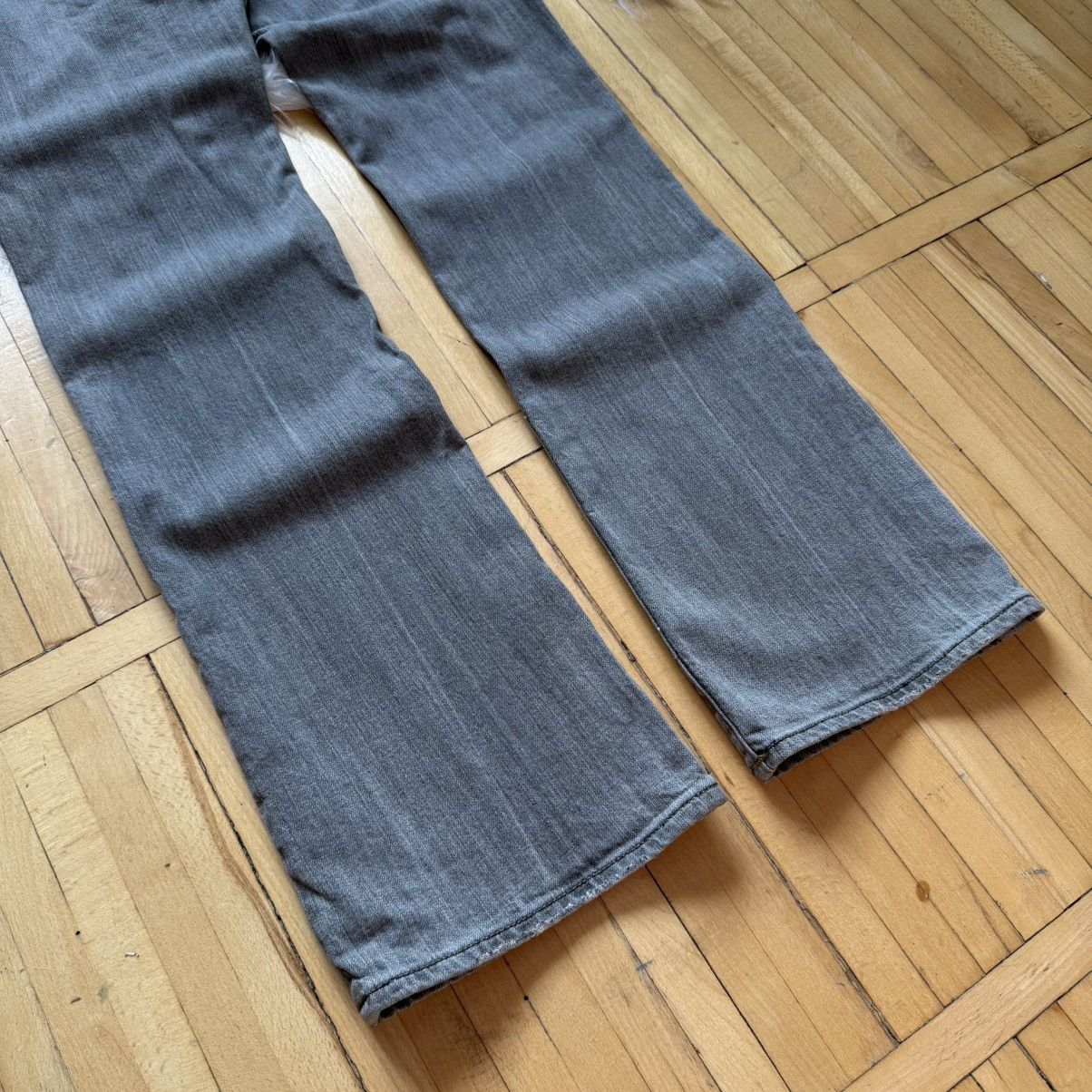 If Six Was Nine 📌 Vintage Y2K Anoname Flare Bootcut Low Rise LGB Jeans Size 30" / US 8 / IT 44 - 5 Thumbnail