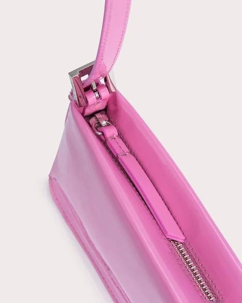 By Far o1mle0824 Size :OS/Dulce Patent Leather Shoulder Bag in Pink Size ONE SIZE - 6 Thumbnail