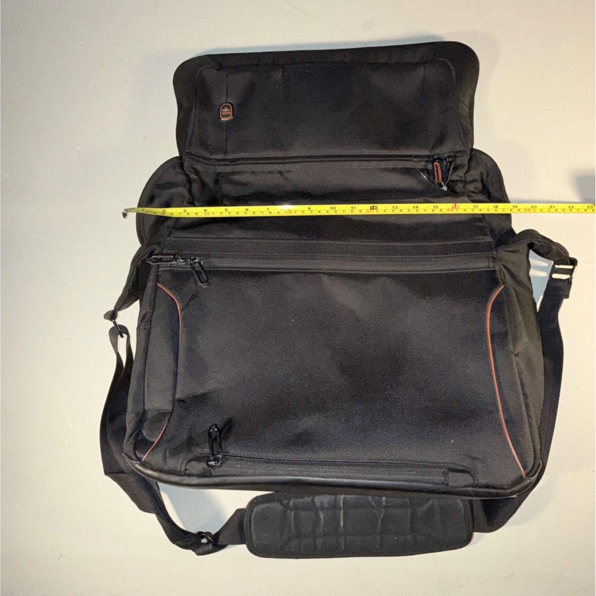 Tumi T-Tech by Tumi Messenger Bag - Black w/ High-Vis Orange Lini Size ONE SIZE - 7 Thumbnail