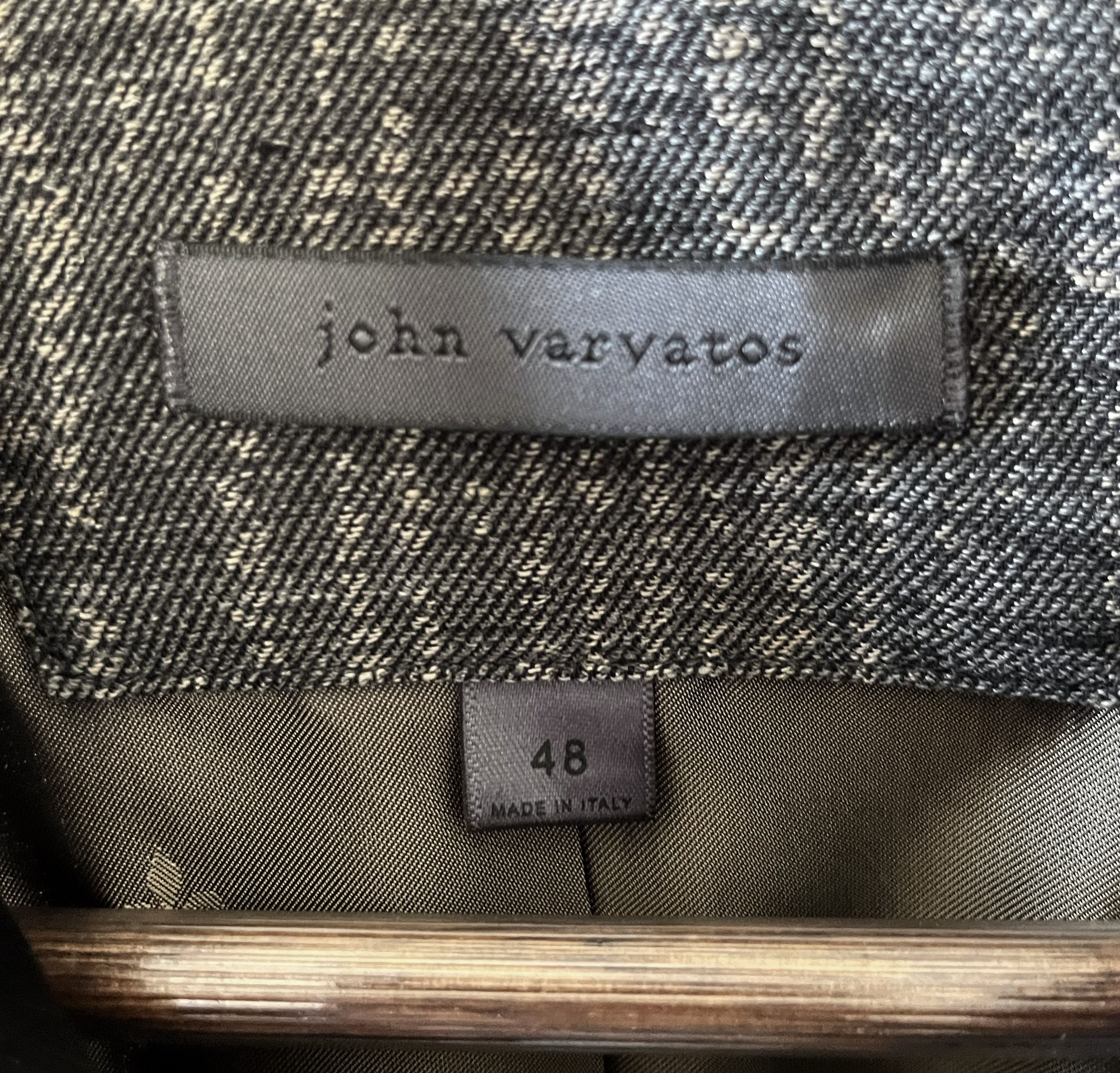 John Varvatos JOHN VARVATOS GREY BLAZER / JACKET Size US M / EU 48-50 / 2 - 2 Thumbnail