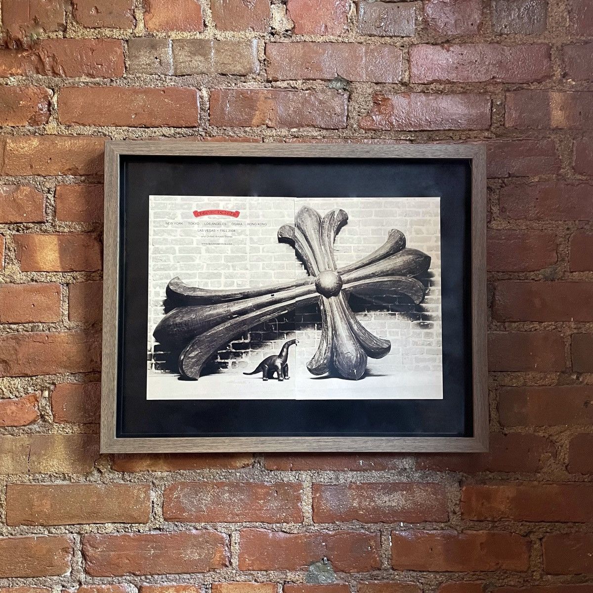Chrome Hearts Chrome Hearts Wooden Cross + Leather Dino Poster Size ONE SIZE - 1 Thumbnail